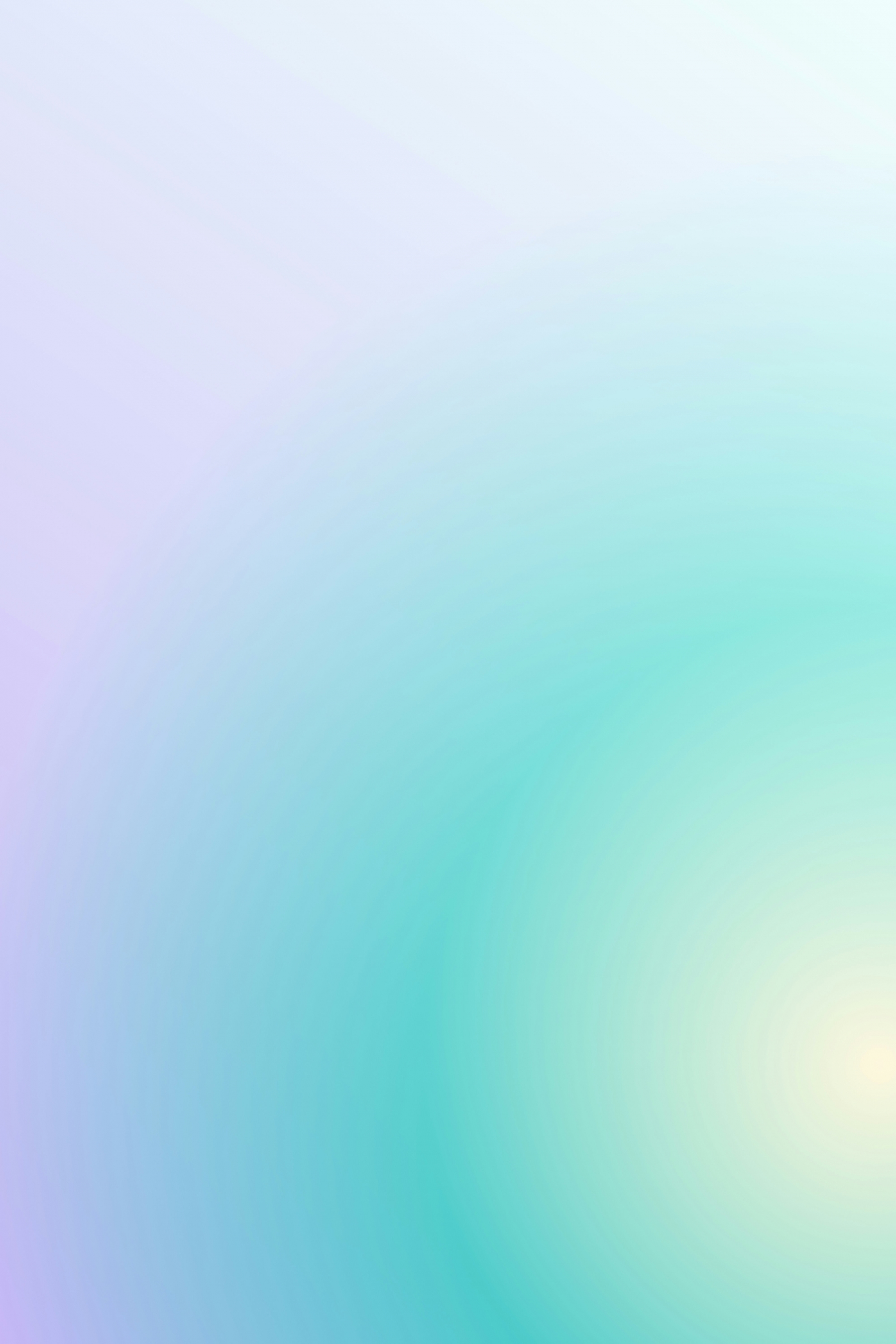 Turquoise Radial Circular iOS Gradient