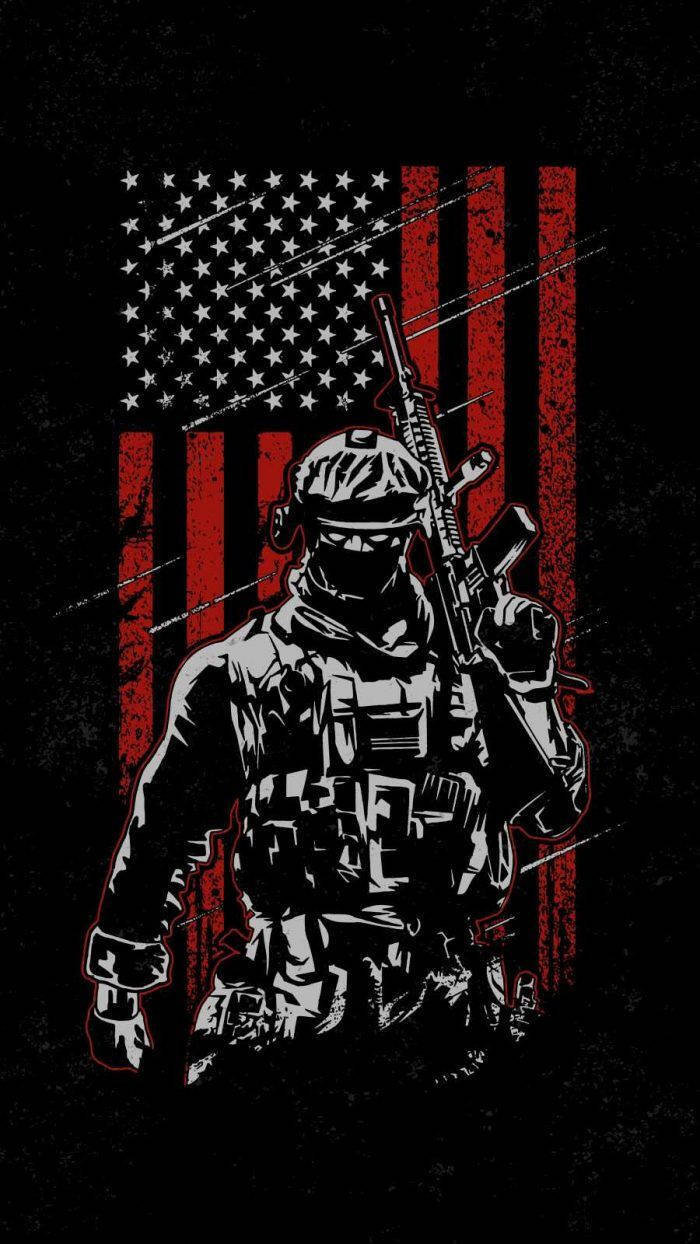 United States Army Military USA Flag Patriot Patriotic wallpaper for Apple iPhone, Apple Watch, Mac, iPad and Apple Watch