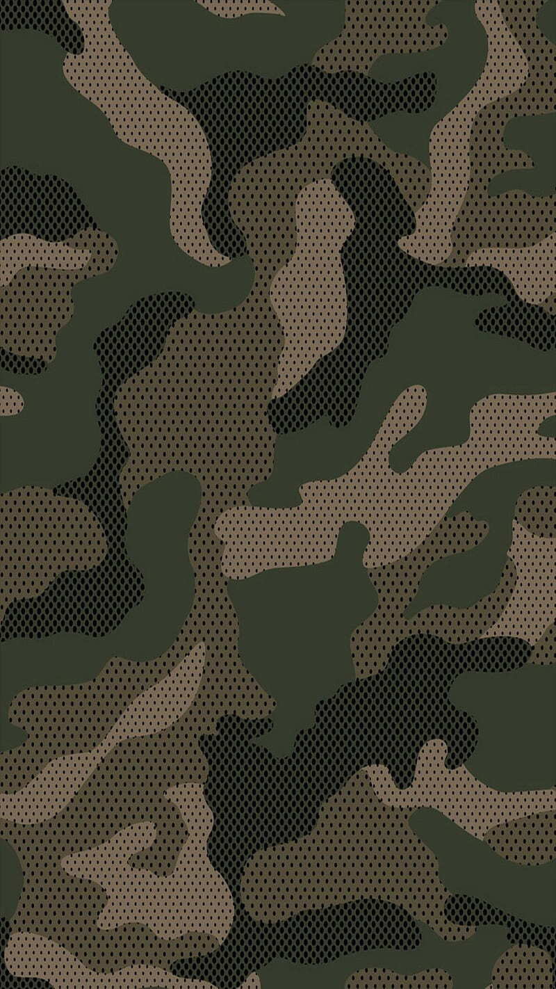 U.S. Military Camouflage Pattern Dots