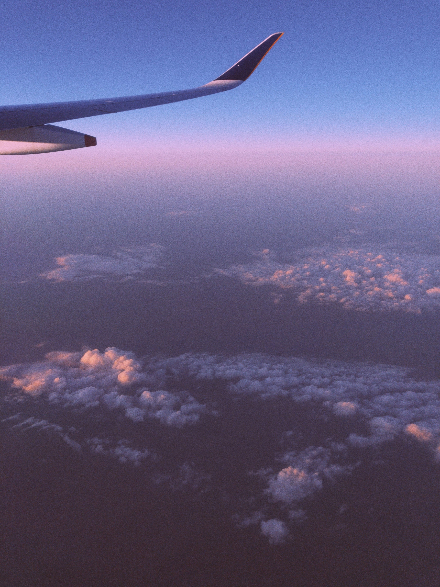 View From The Plane Window At Sunset wallpaper for Apple iPhone, Apple Watch, Mac, iPad and Apple Watch