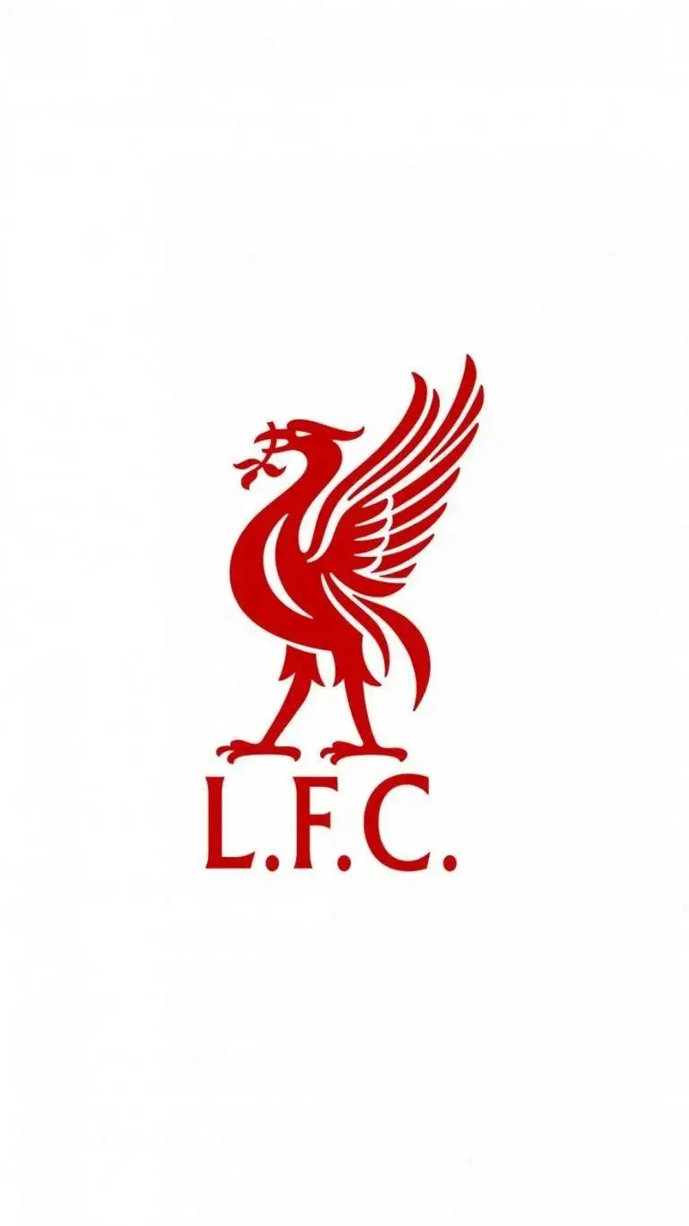 White And Red Liverpool FC Football Club LFC Logo