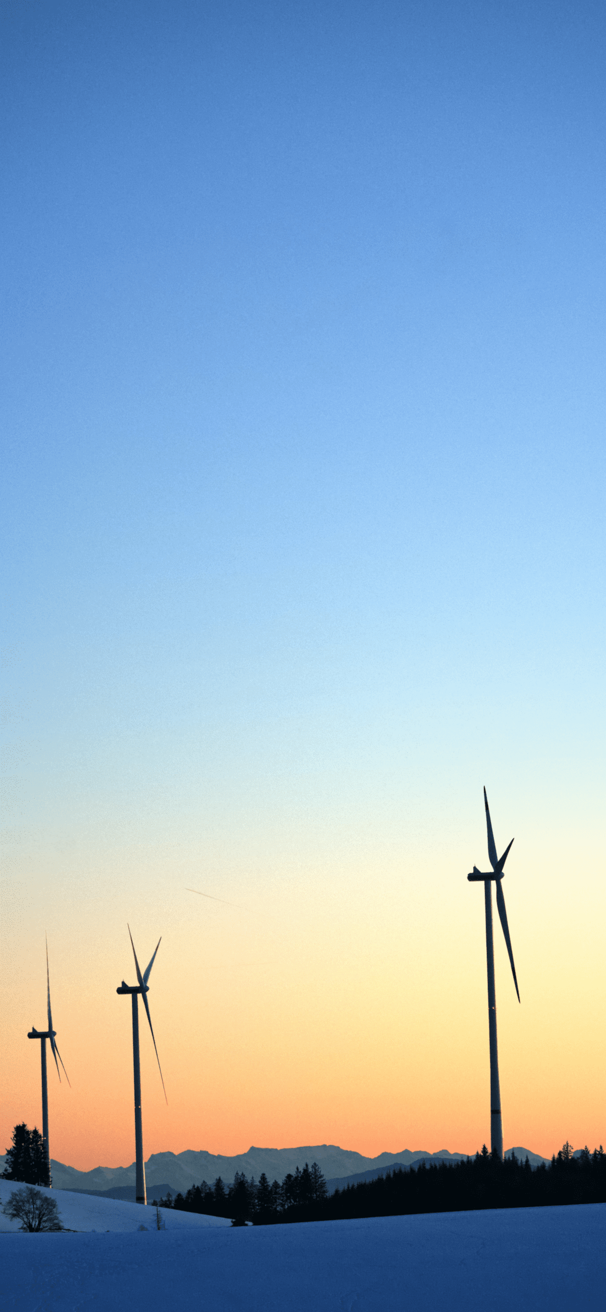 Wind Mill Windmill Wind Turbine Renewable Energy Clean Sunrise Snow