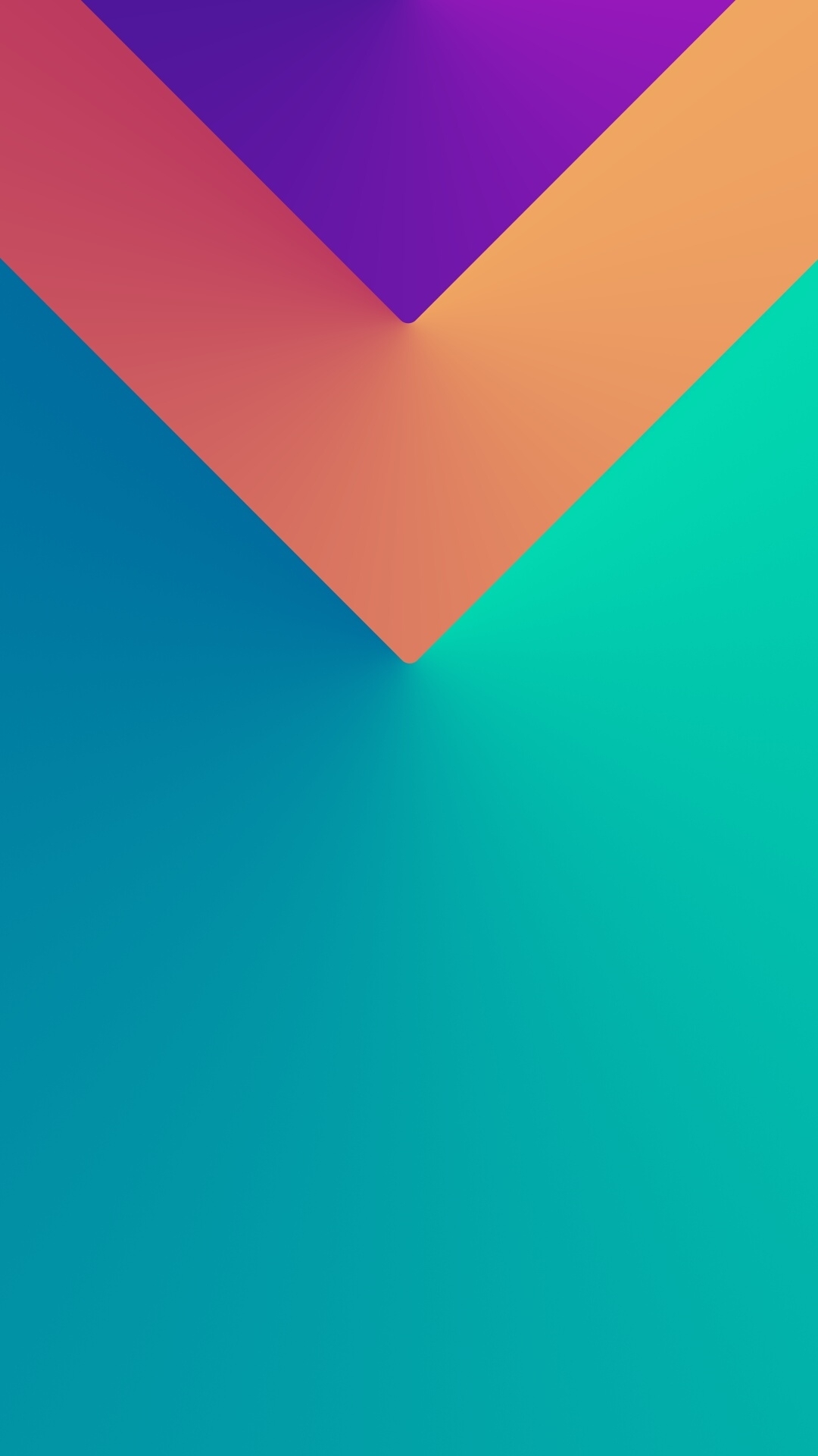 Xiaomi Android MIUI 9 Stock Triangle Multicolor Gradients