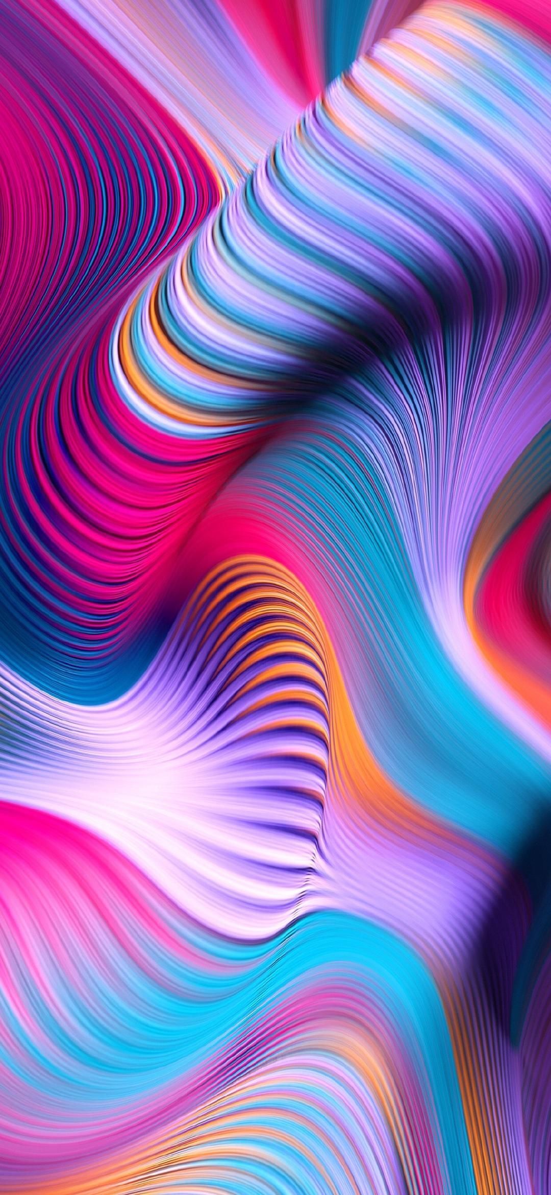 Xiaomi Google Android MIUI HyperOS Default Stock Multi Colourful Lines Abstract wallpaper for Apple iPhone, Apple Watch, Mac, iPad and Apple Watch