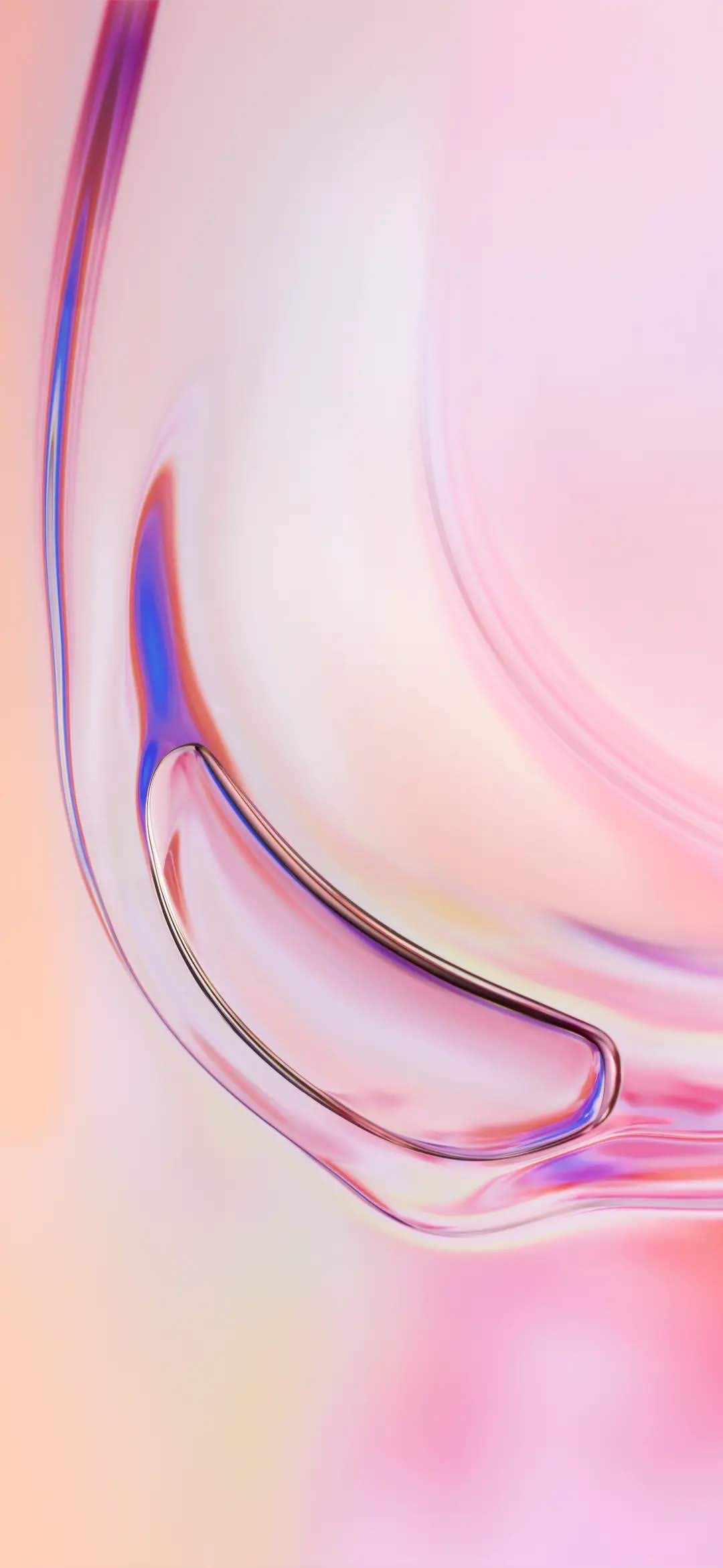 Xiaomi Mi 10 Pro Stock Pink Iridescent Liquid wallpaper for Apple iPhone, Apple Watch, Mac, iPad and Apple Watch