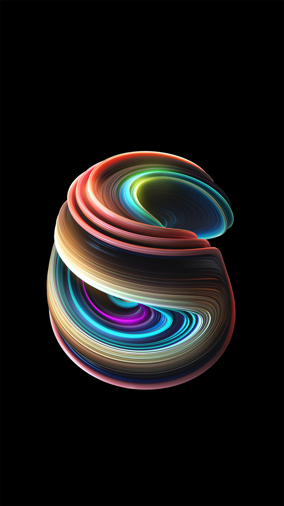 Xiaomi Mi 5x Wall Multicolor Abstract Spiral In A Tight Circle wallpaper for Apple iPhone, Apple Watch, Mac, iPad and Apple Watch