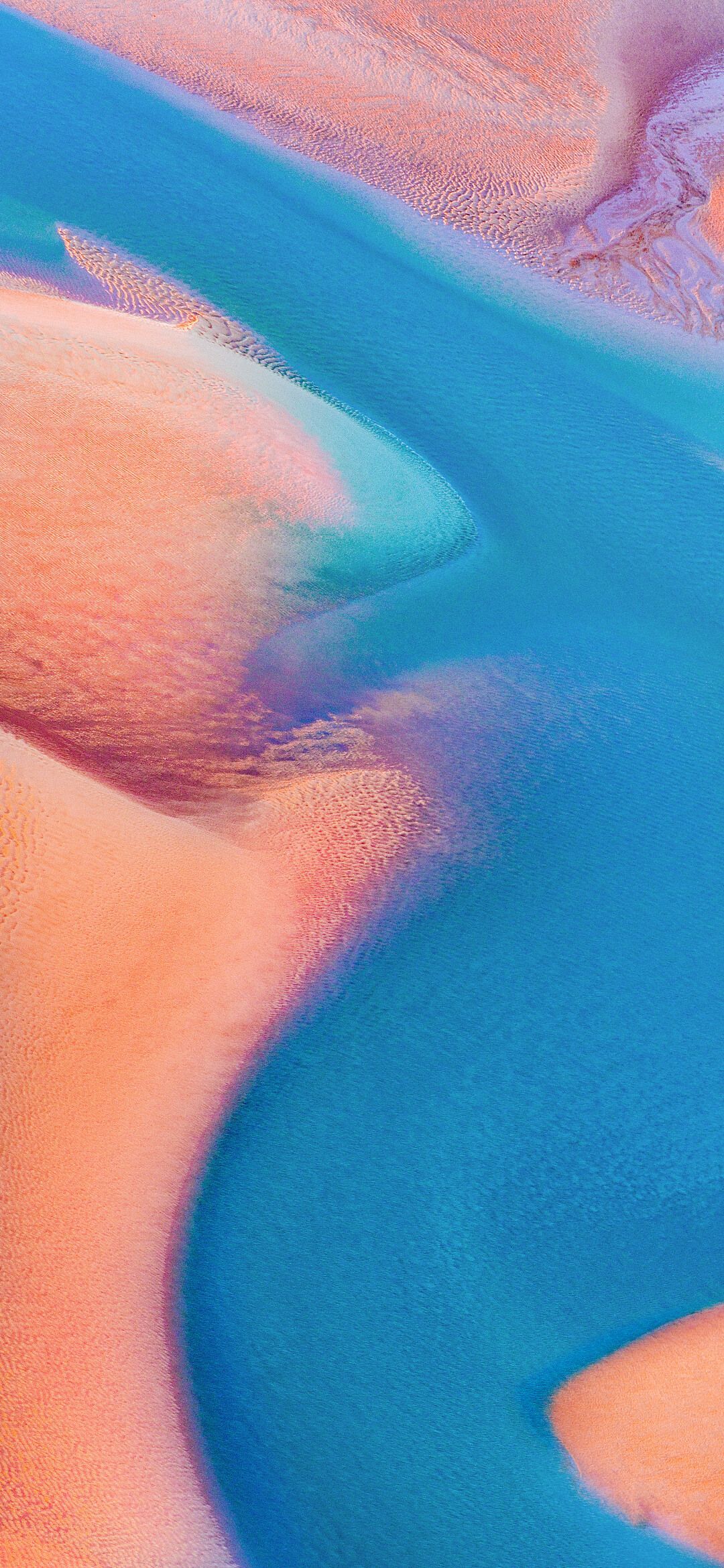 Xiaomi Poco X2 Stock Wallpapers Blue River In Between Sand Dunes wallpaper for Apple iPhone, Apple Watch, Mac, iPad and Apple Watch