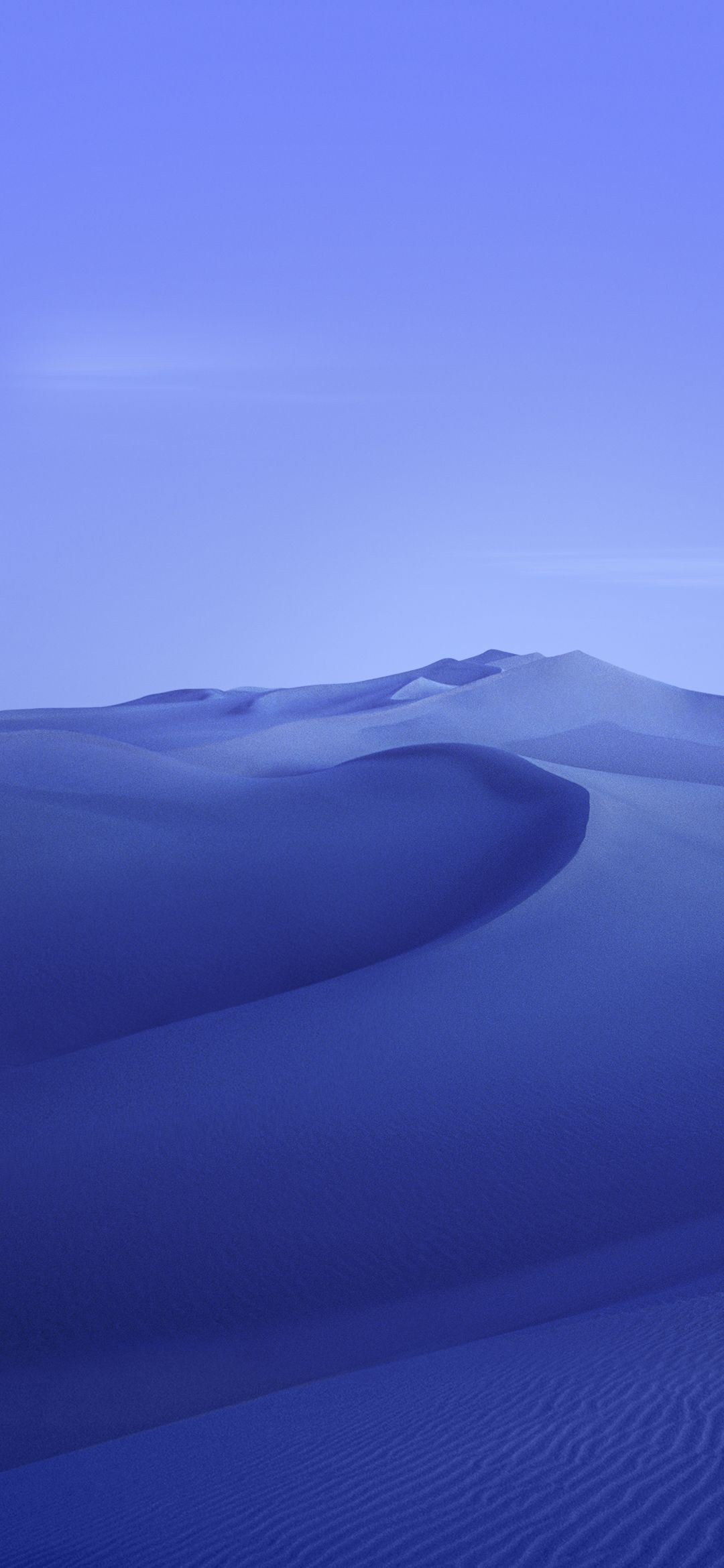 Xiaomi Poco X2 Stock Wallpapers Blue Sand Dunes Desert Sahara At Dusk Night wallpaper for Apple iPhone, Apple Watch, Mac, iPad and Apple Watch