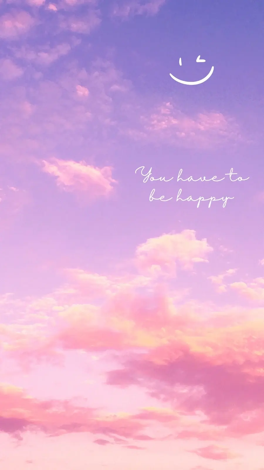 You Have To Be Happy Inspirational Quotes Sunsets iPhone wallpaper