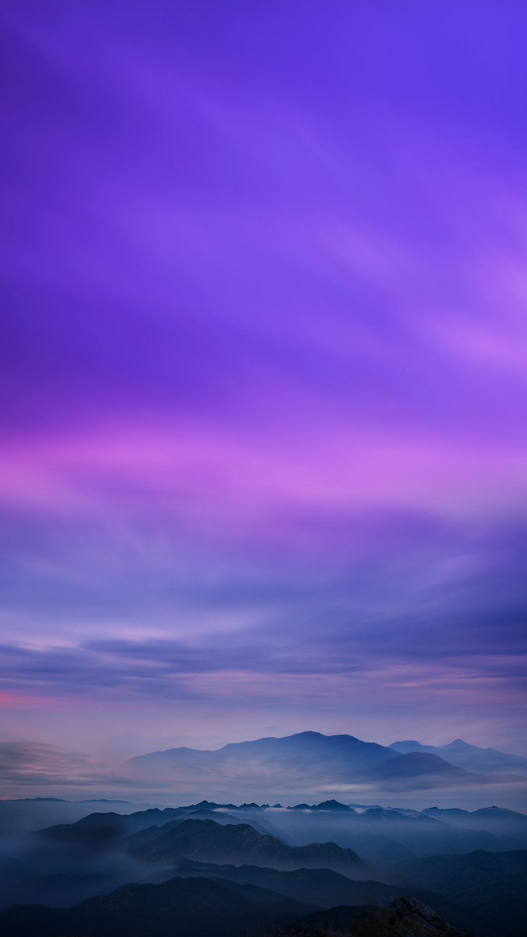 ZTE Nubia Z11 Stock Purple Mountain View wallpaper for Apple iPhone, Apple Watch, Mac, iPad and Apple Watch