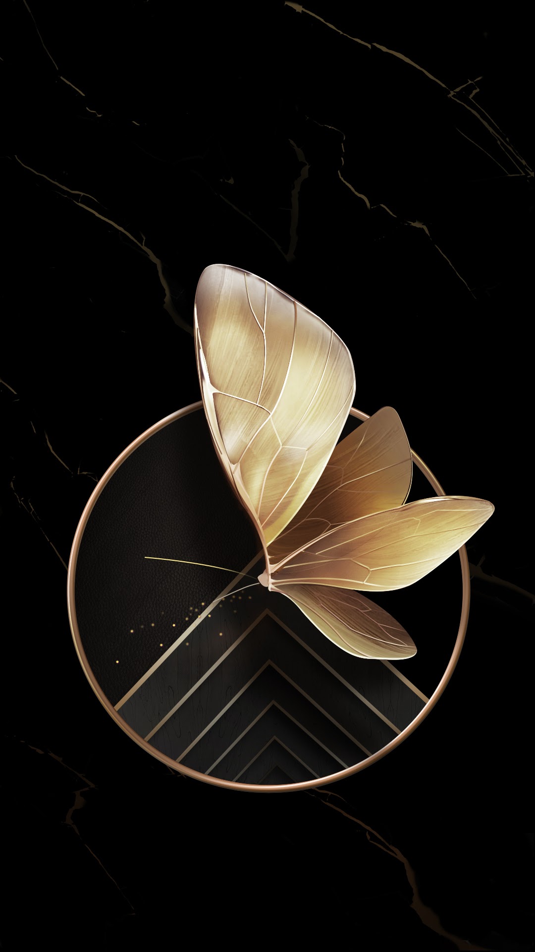 ZTE Nubia Z17 Butterfly Black Stock wallpaper for Apple iPhone, Apple Watch, Mac, iPad and Apple Watch