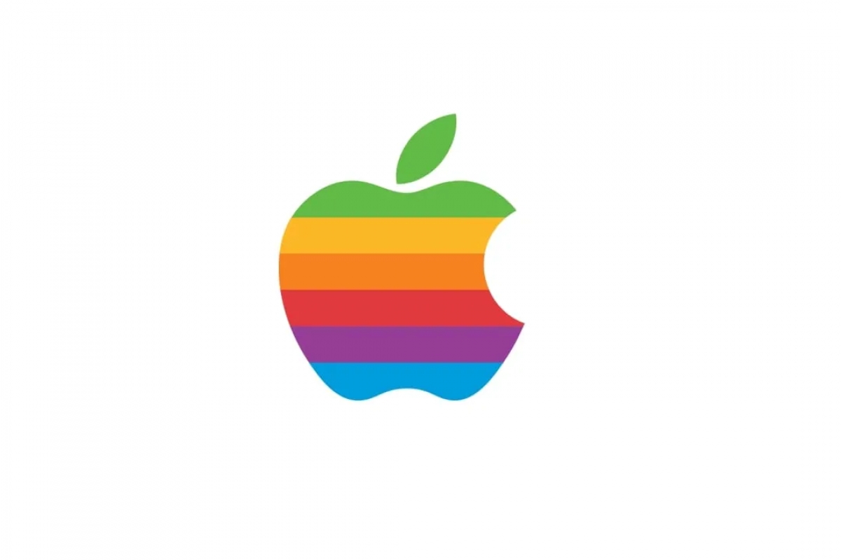 Apple Logo Classic Rainbow