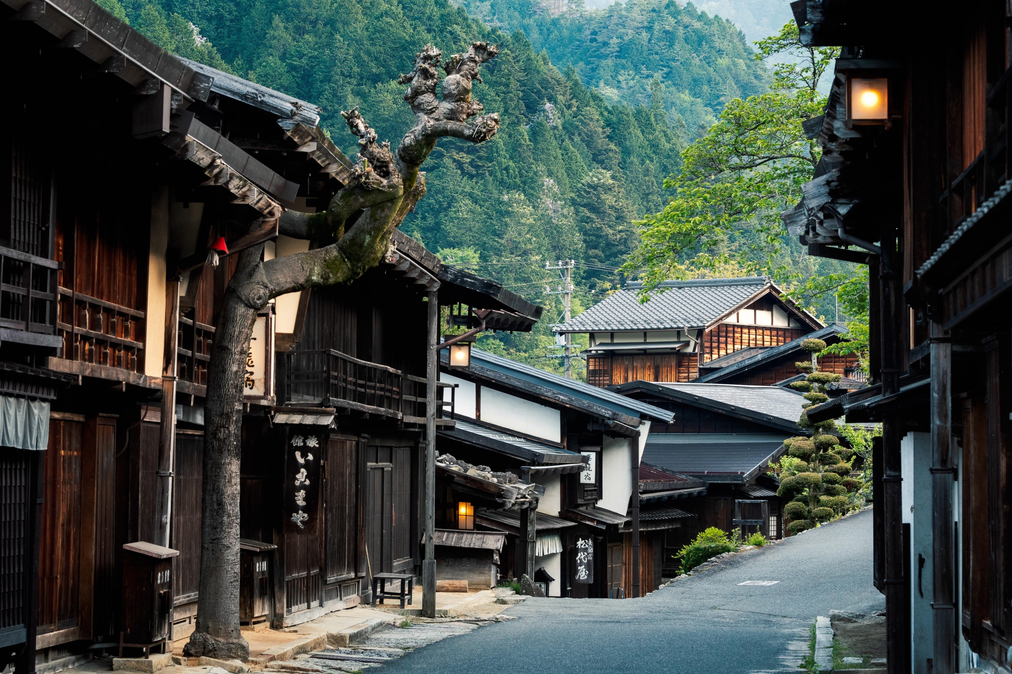 4K Old Chinese Town