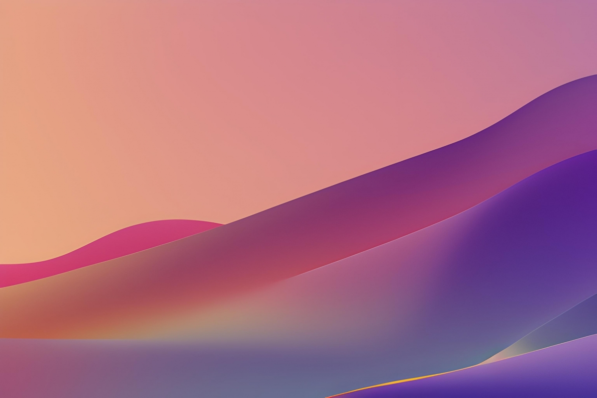 macOS Sonoma Material Design Colorful Simple Digital Art