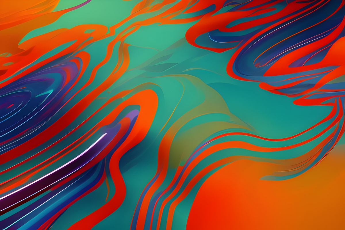 Abstract Colorful Textured Color