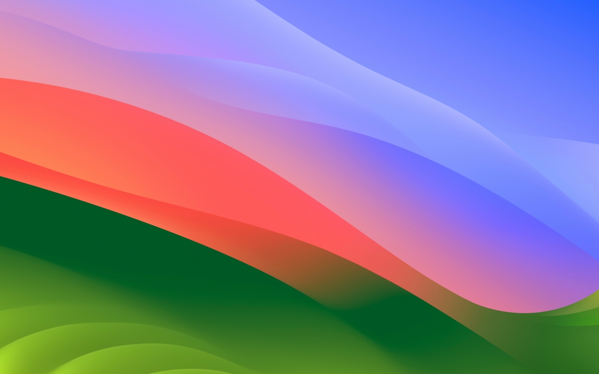 macOS Sonoma Material Design Colorful Simple Digital Art