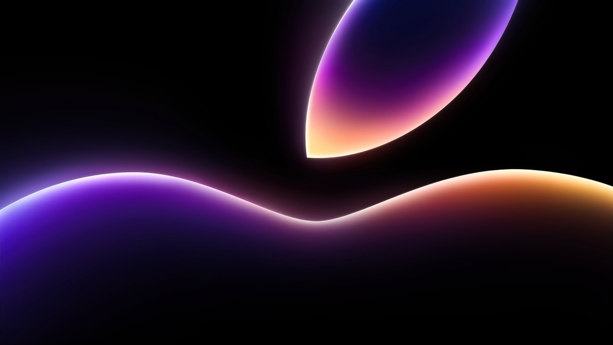 Glowing Apple Logo wallpaper for Apple iPhone, Apple Watch, Mac, iPad and Apple Watch