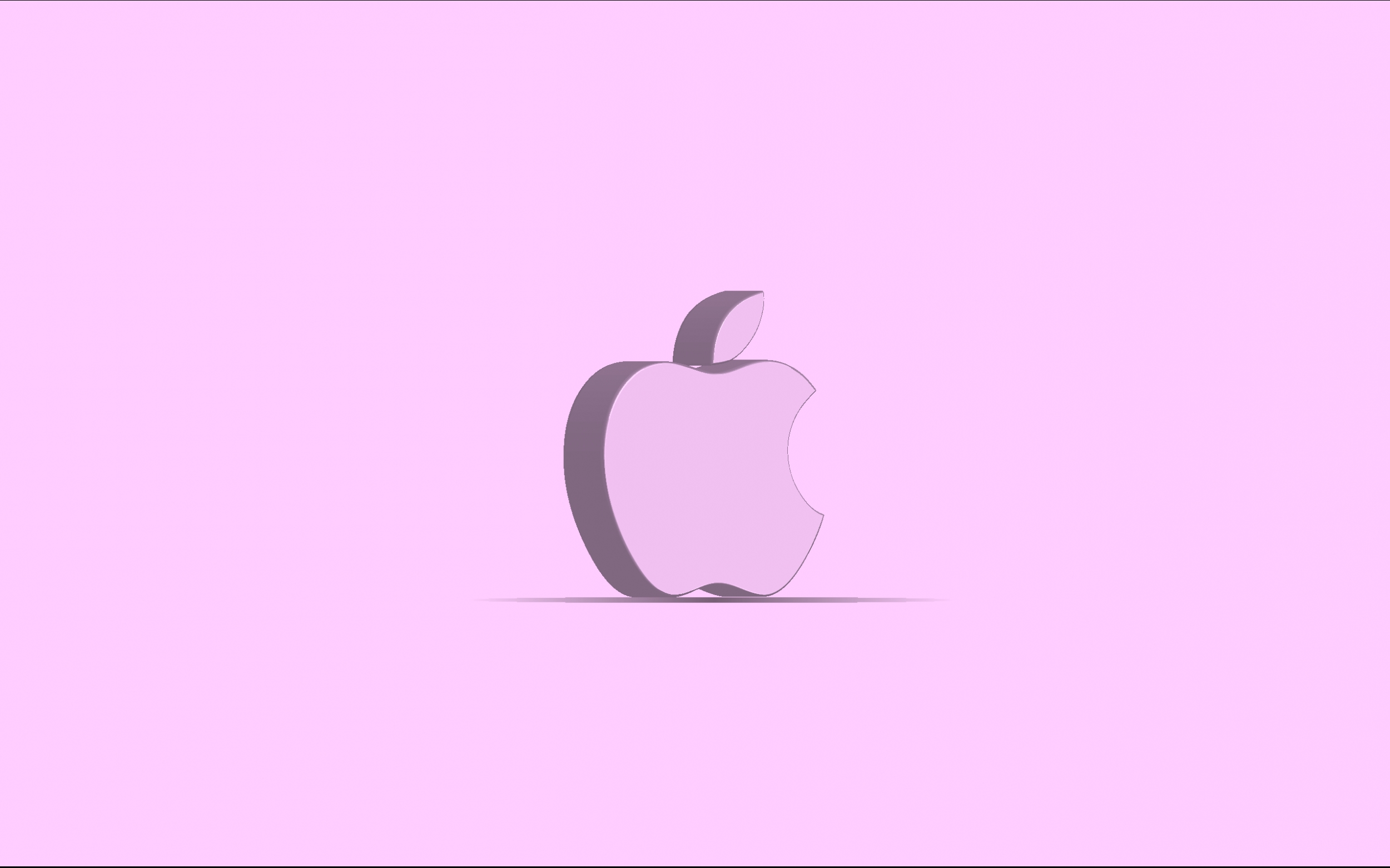 Minimalistic Apple Logo In Pink wallpaper for Apple iPhone, Apple Watch, Mac, iPad and Apple Watch