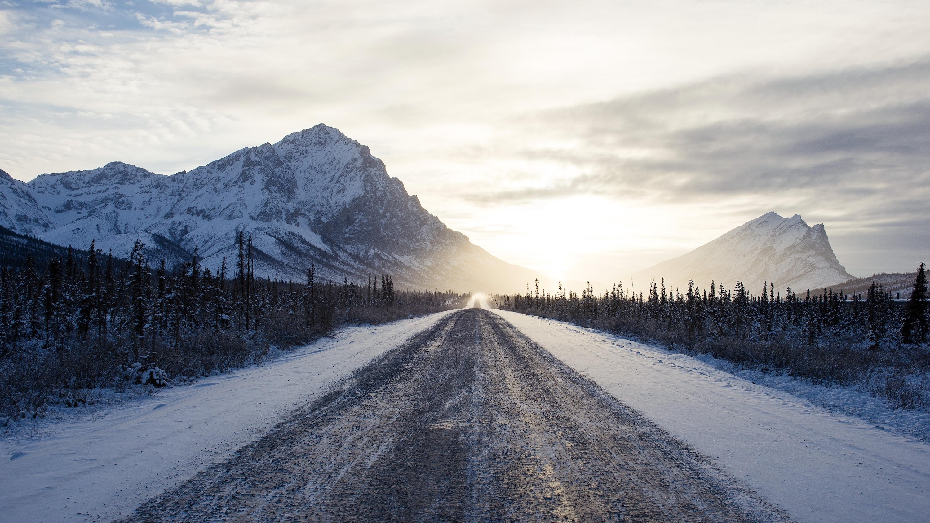 Anchorage Alaska Roadway In The Desert Snow Best 4K Desktop Wallpapers Backdrops And 8K Backgrounds 12k High Resolution HD Of 2025 For Apple Mac Windows PC Linux Chromebooks