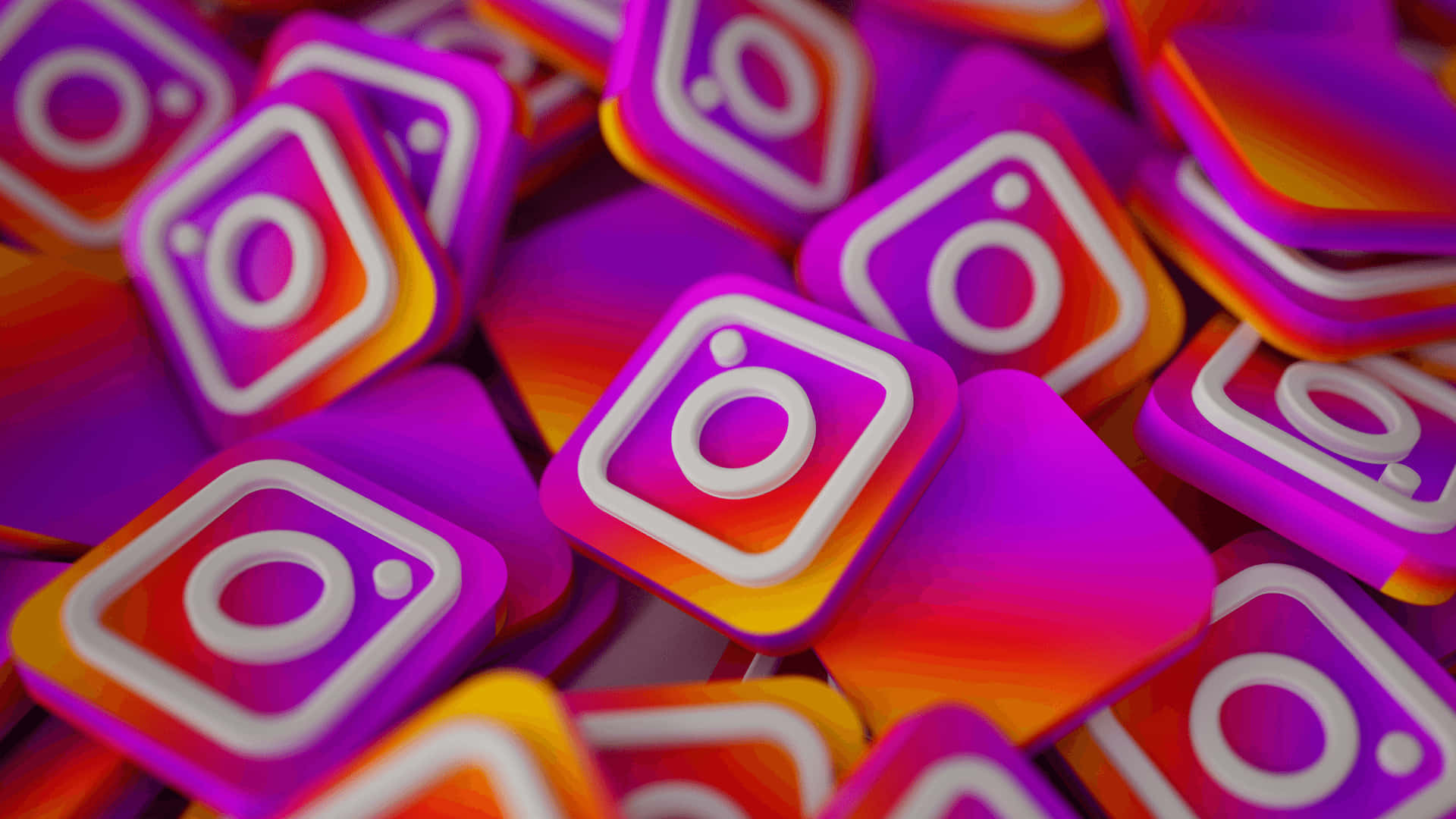 App Store Pile Of Instagram Logos wallpaper for Apple iPhone, Apple Watch, Mac, iPad and Apple Watch