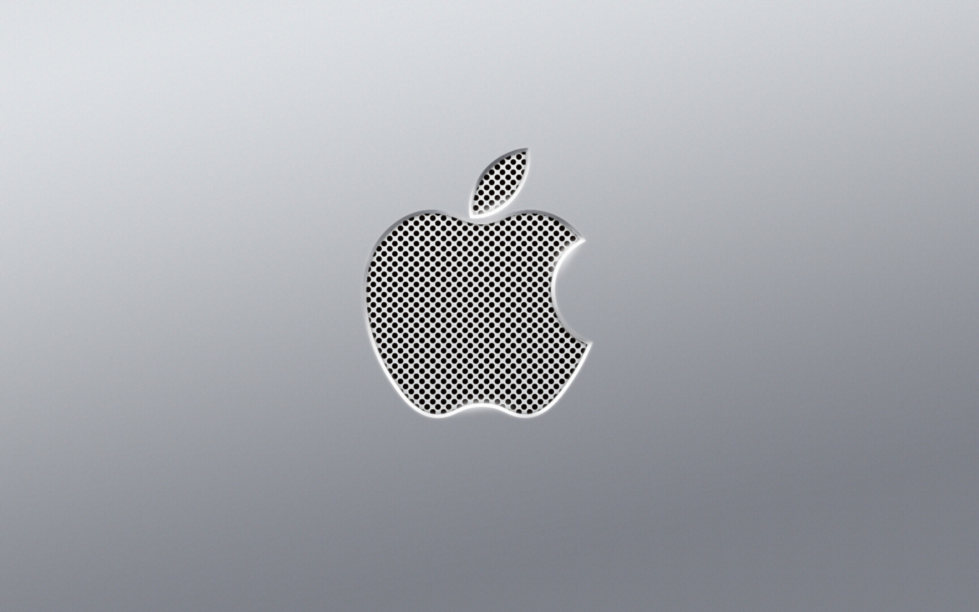 Apple Logo Brushed Metal