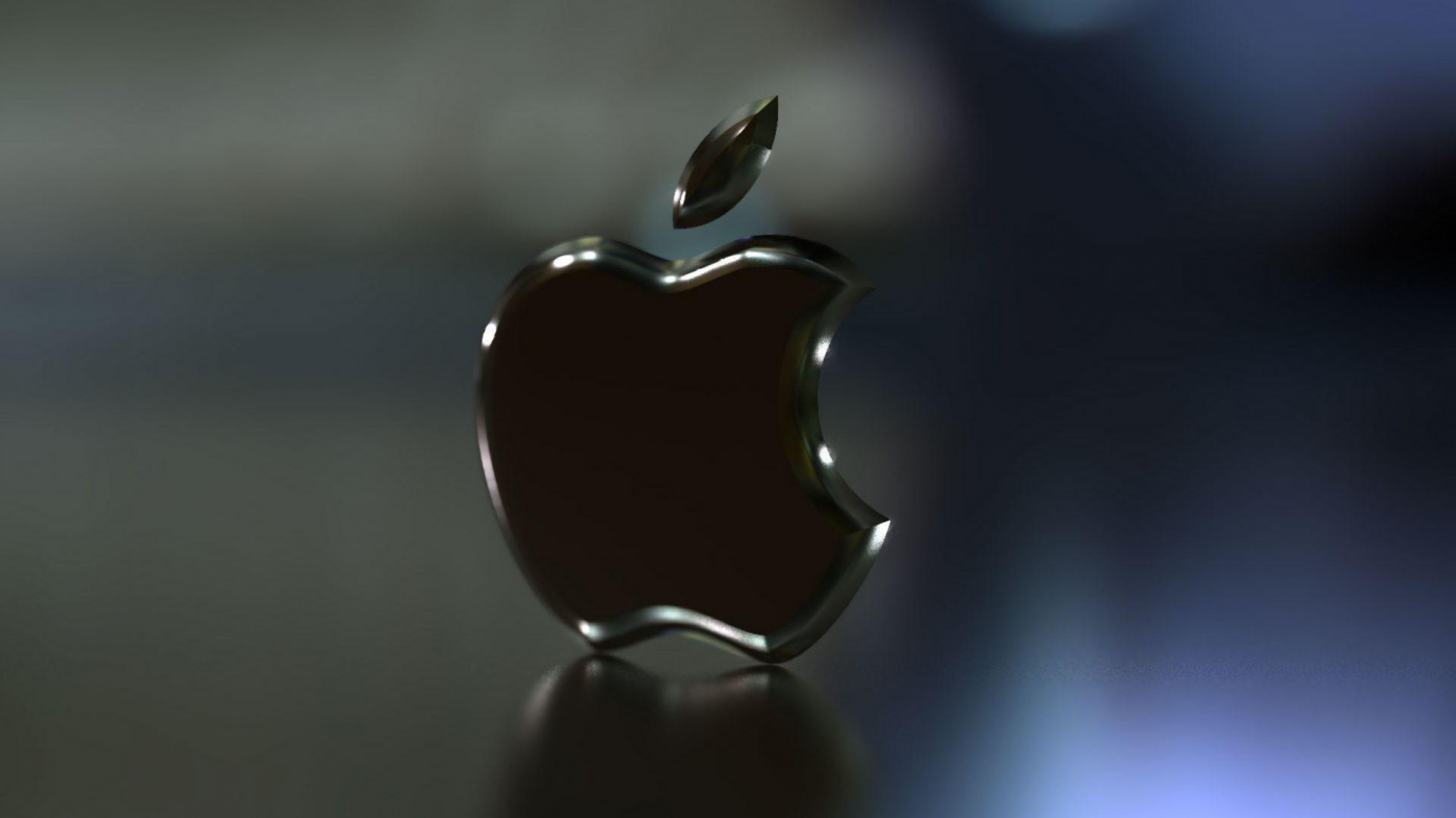 Apple Logo Glass 3d wallpaper for Apple iPhone, Apple Watch, Mac, iPad and Apple Watch