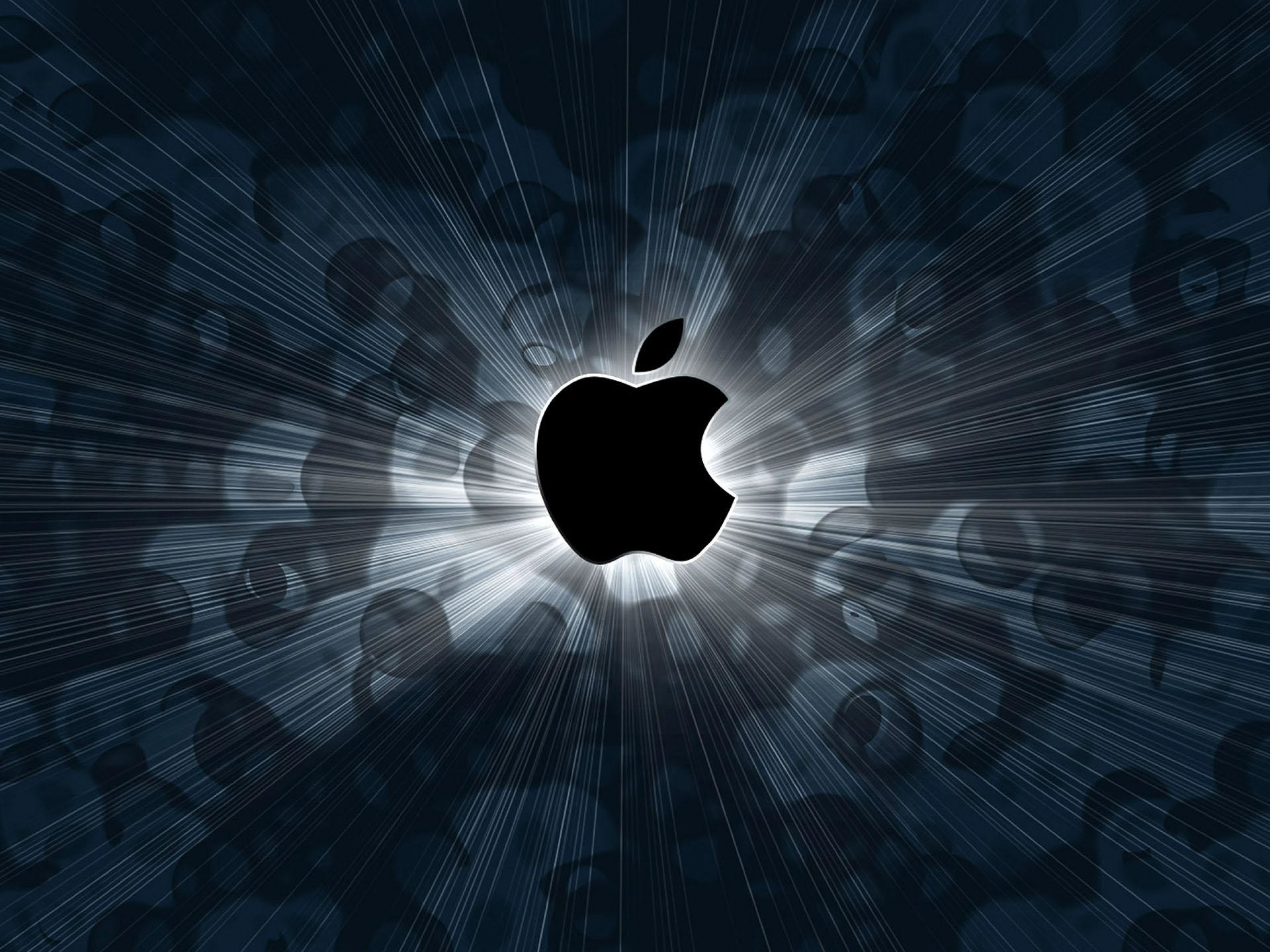 Apple Logo Glowing Abstract Artwork wallpaper for Apple iPhone, Apple Watch, Mac, iPad and Apple Watch