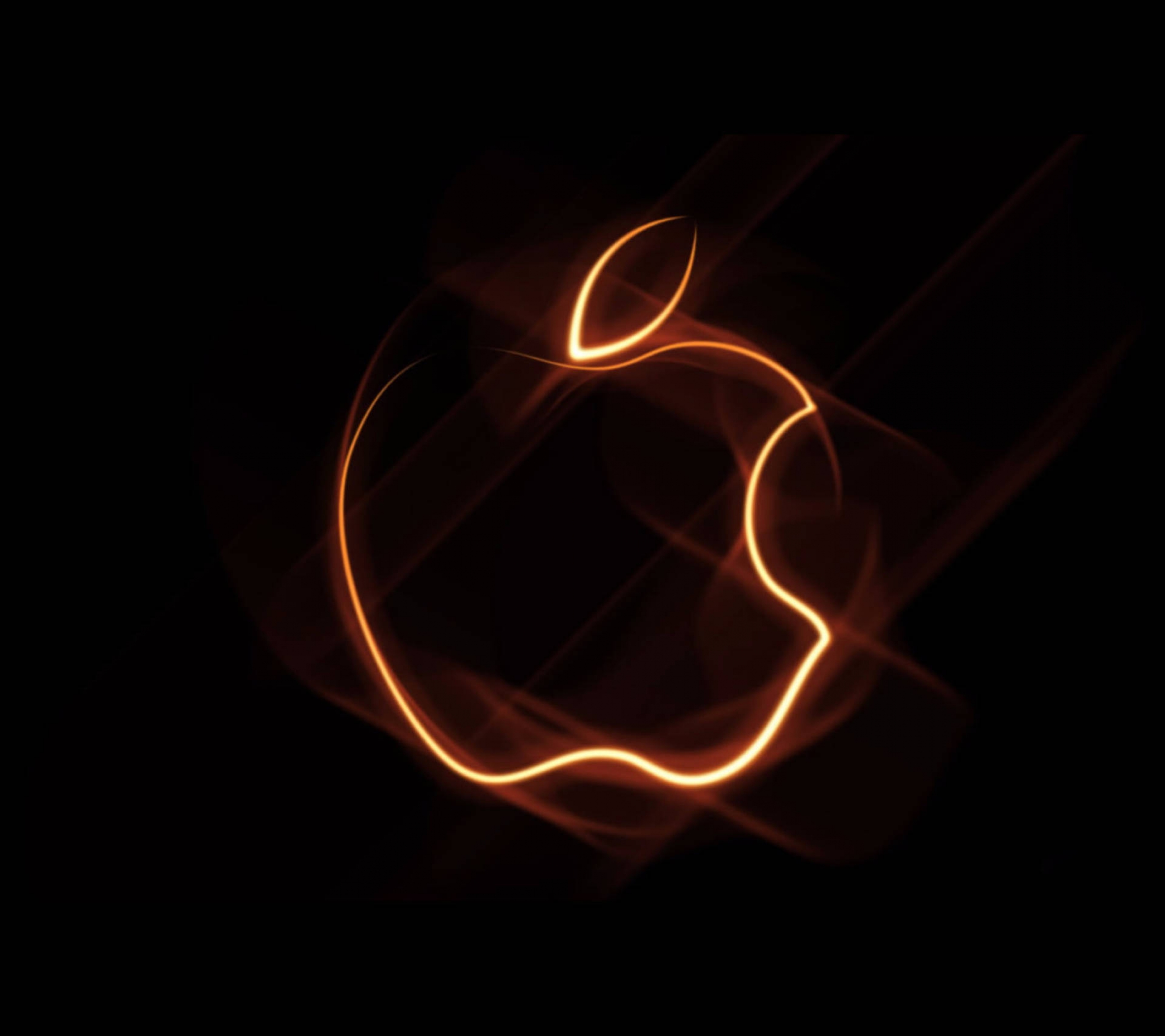 Apple Logo Neon Glowing wallpaper for Apple iPhone, Apple Watch, Mac, iPad and Apple Watch