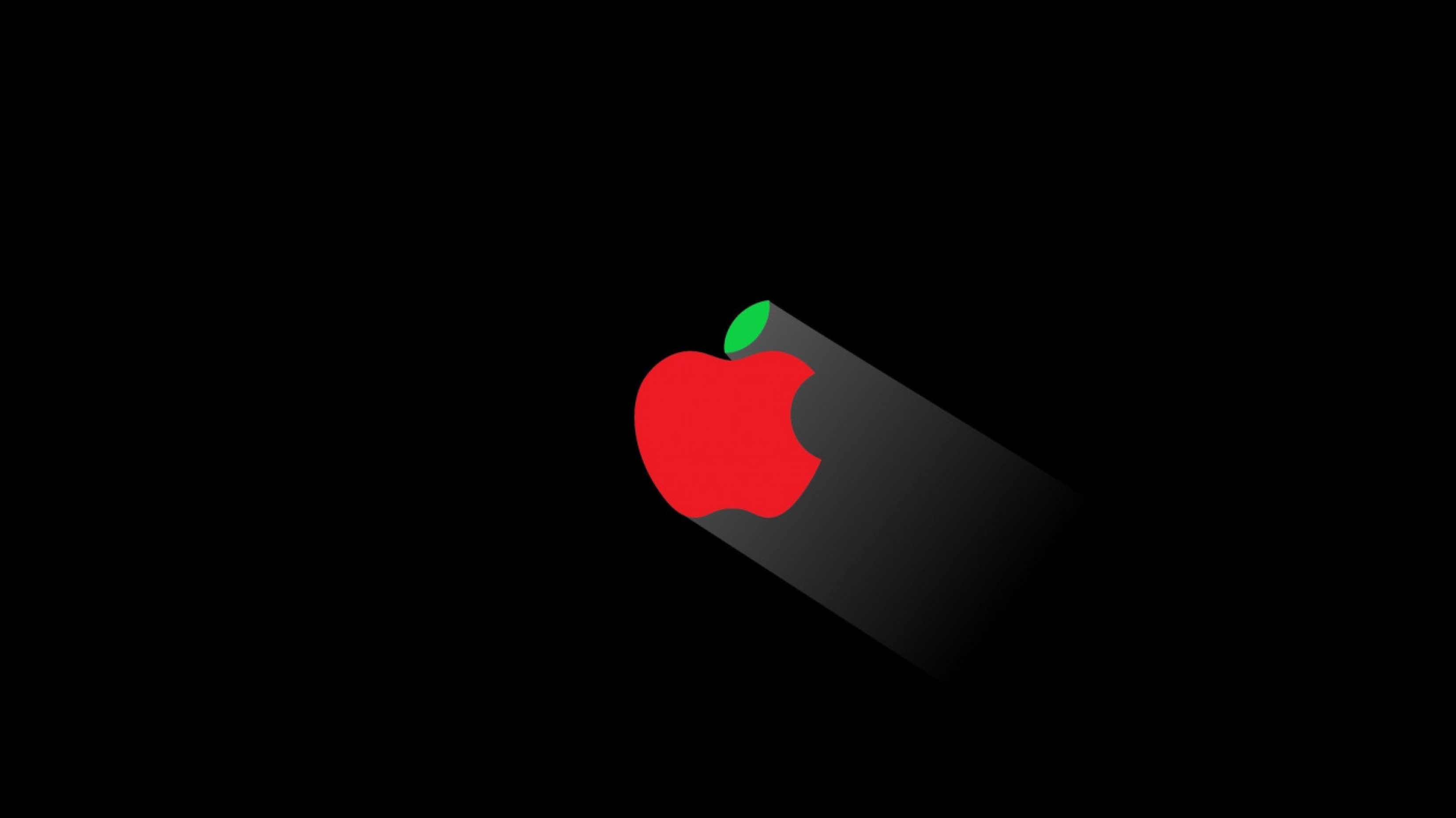 Apple Logo Red And Green Christmas Style wallpaper for Apple iPhone, Apple Watch, Mac, iPad and Apple Watch