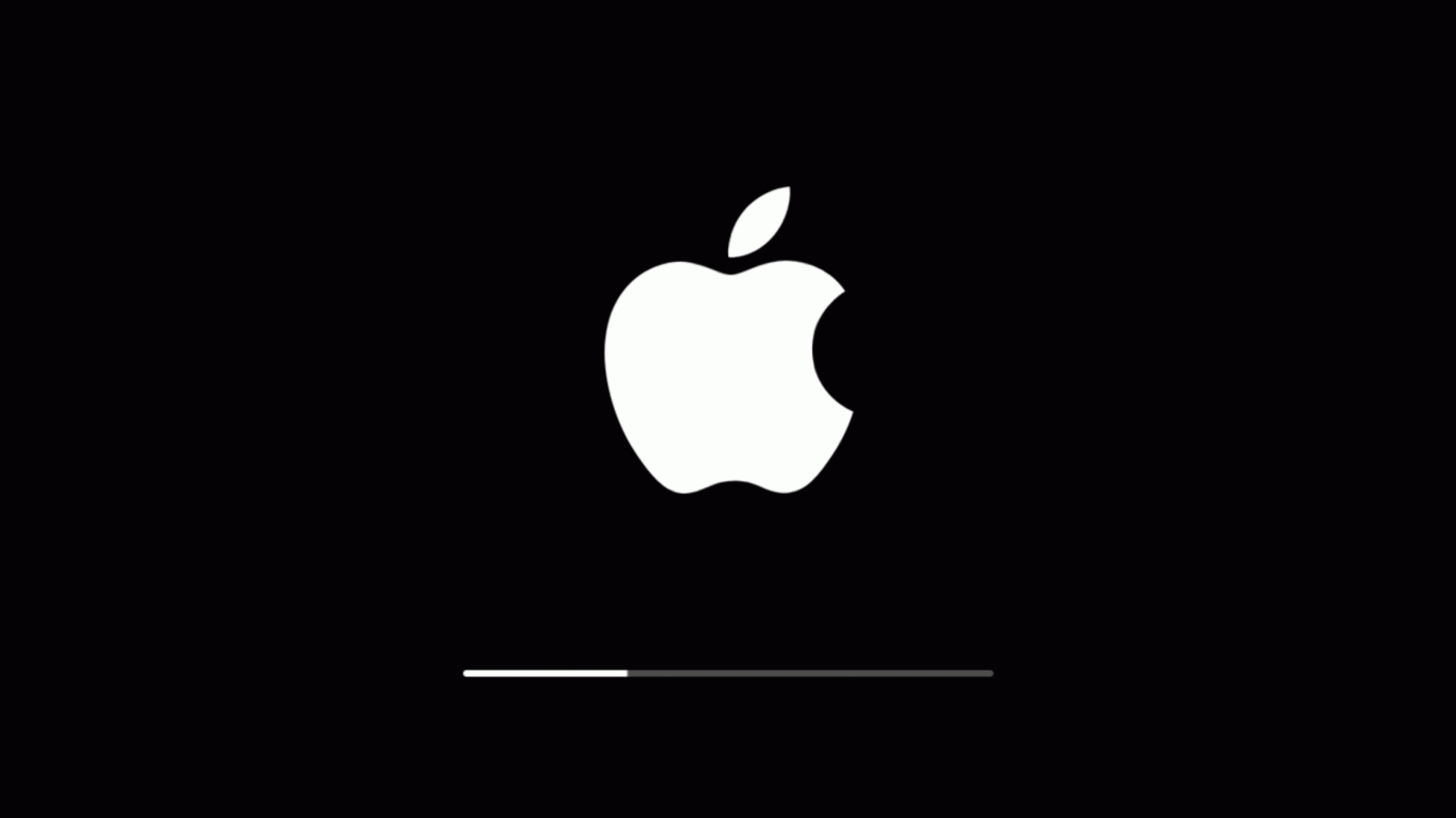 Apple Logo White Loading wallpaper for Apple iPhone, Apple Watch, Mac, iPad and Apple Watch