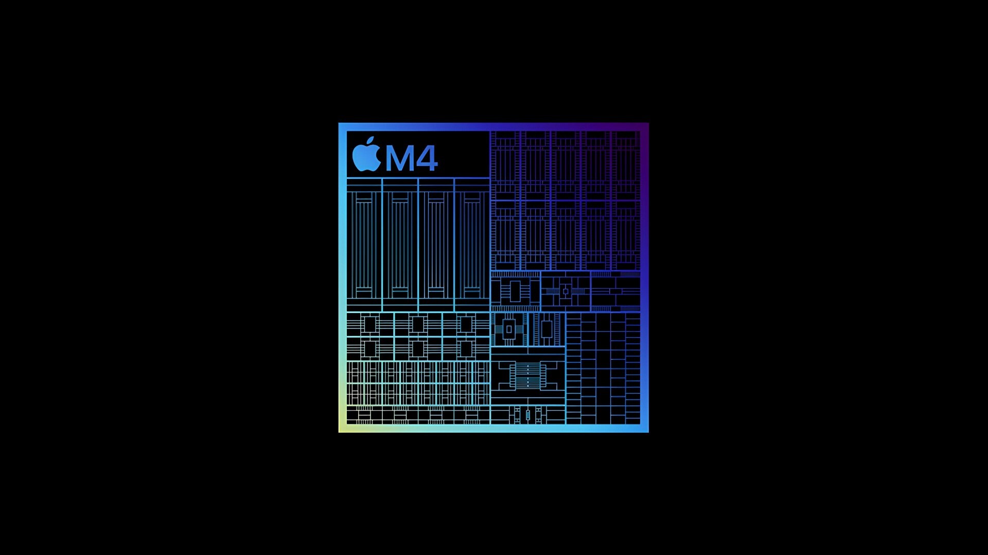 Apple M4 Chipset Background For M4 MacBook Pro