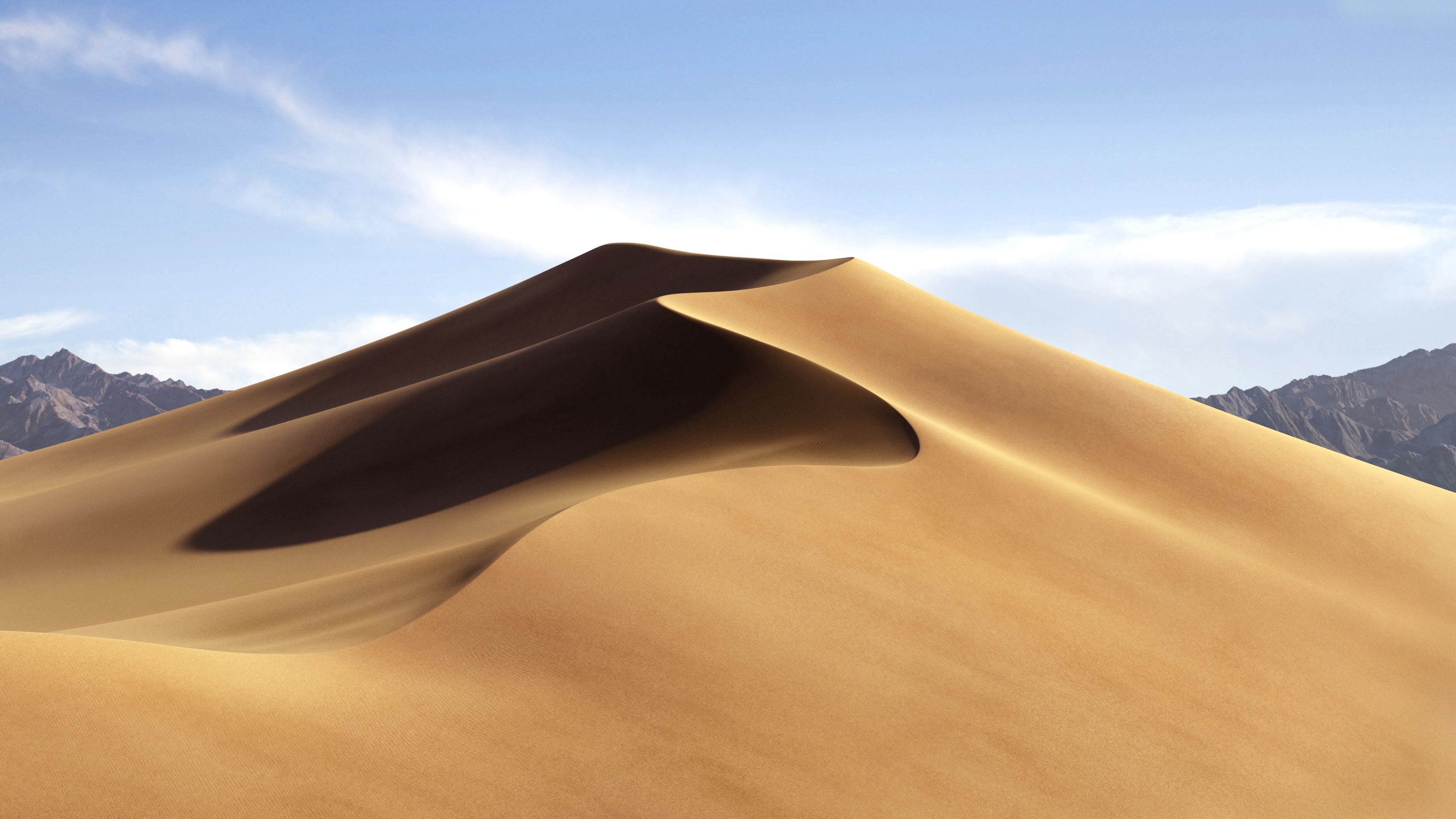 Apple macOS Mojave Stock Desert Blue wallpaper for Apple iPhone, Apple Watch, Mac, iPad and Apple Watch