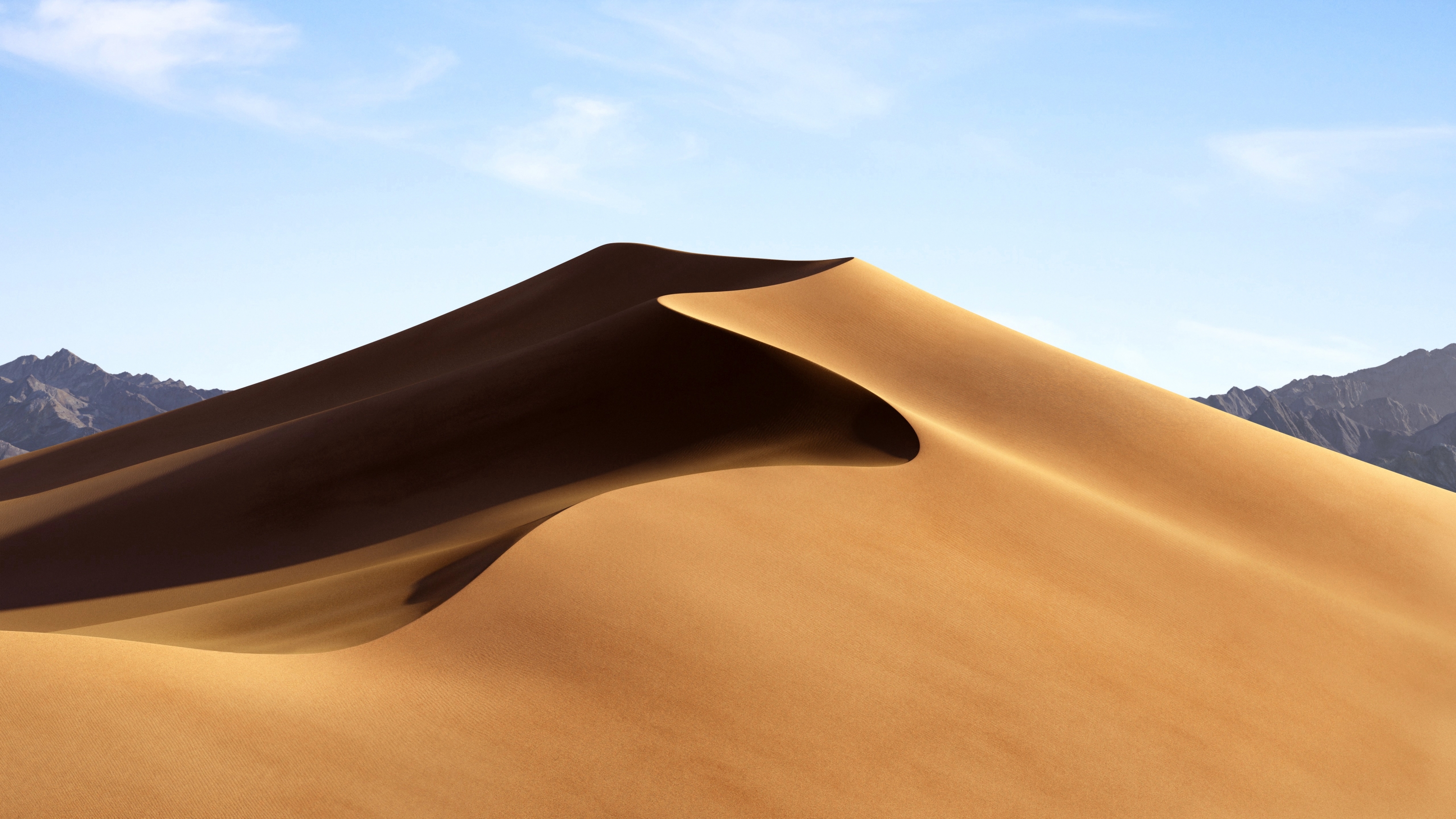 Apple macOS Mojave Stock Desert Blue Sky wallpaper for Apple iPhone, Apple Watch, Mac, iPad and Apple Watch