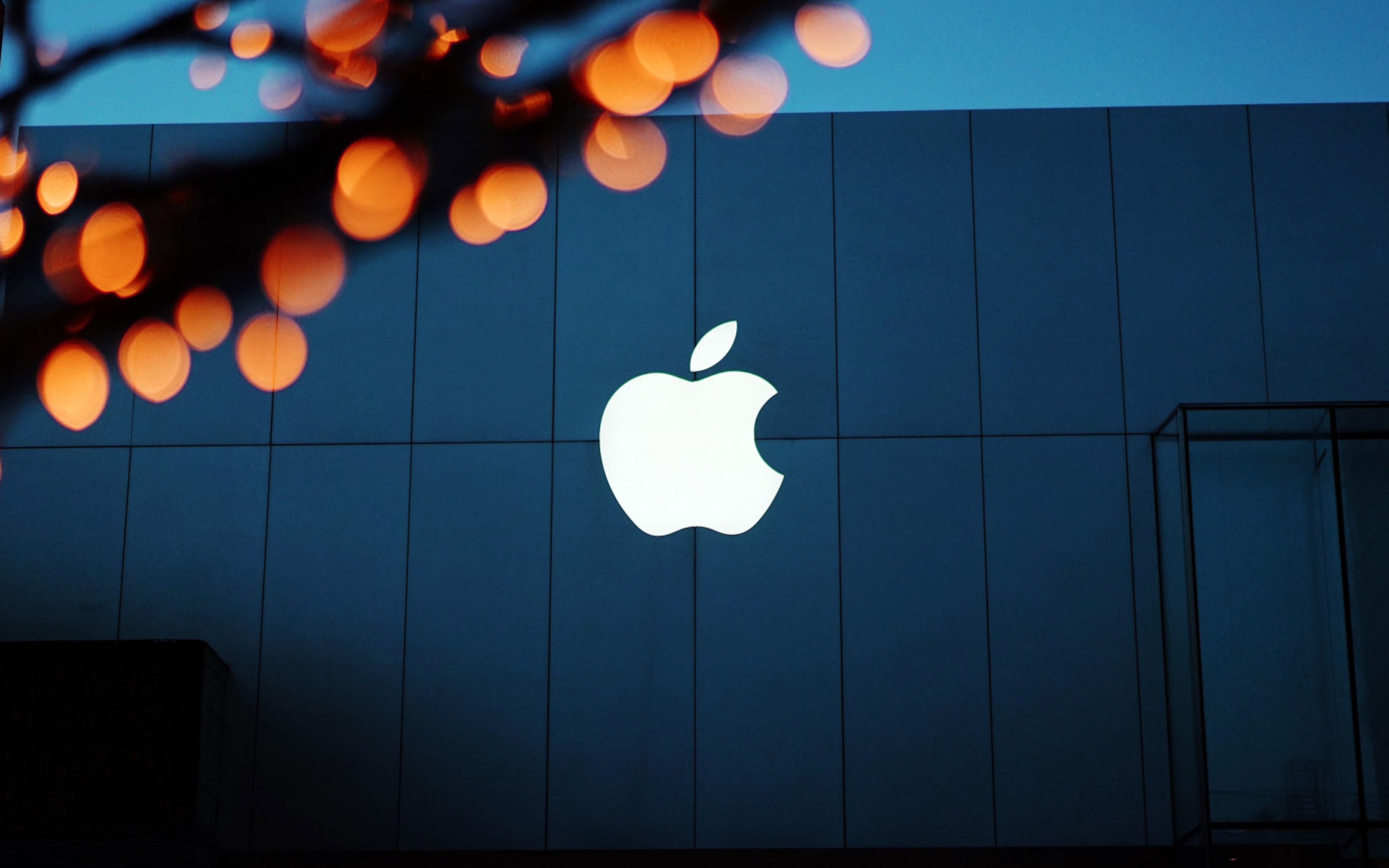 Apple Store Apple Logo Lights