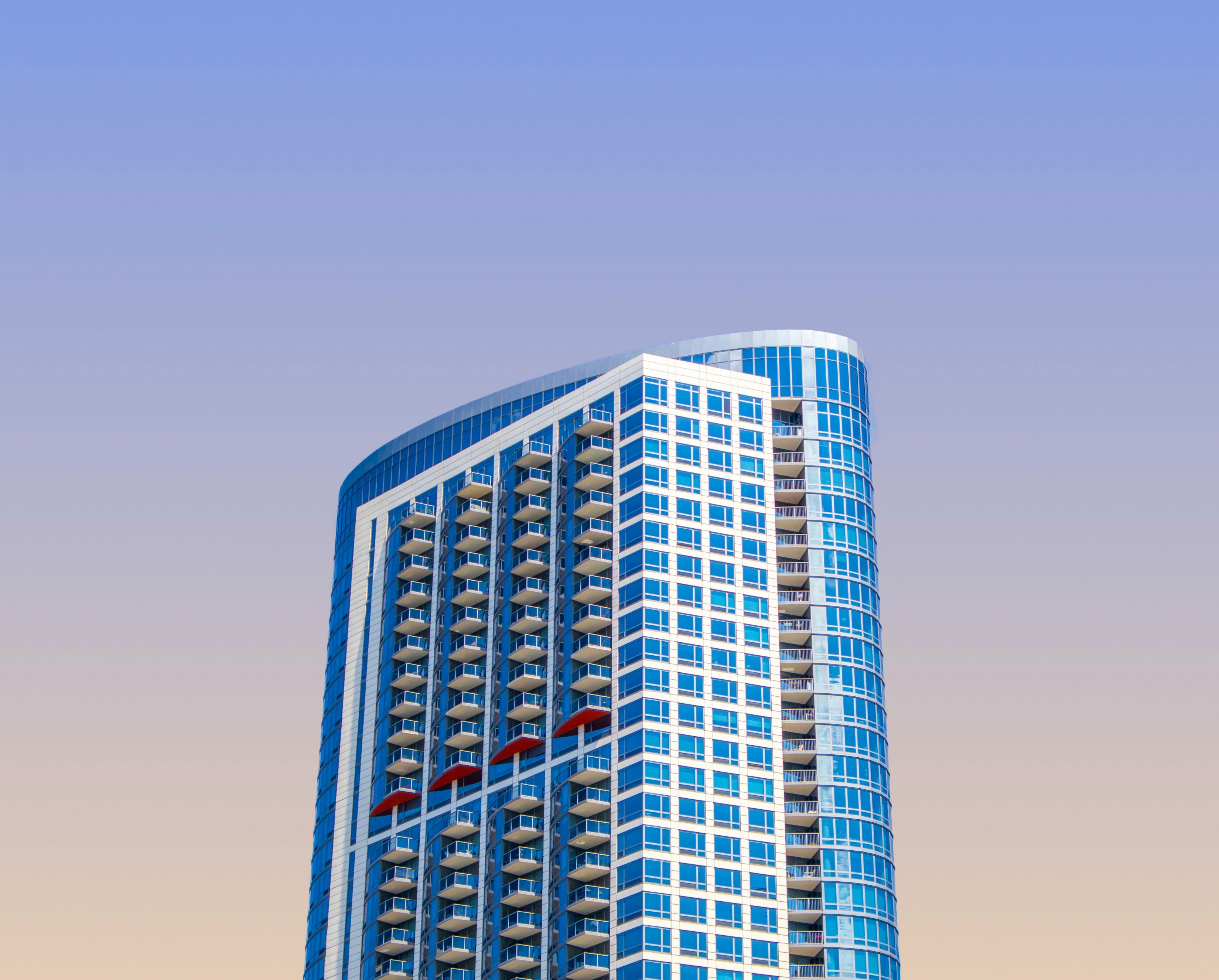 Architecture Gradient Sky