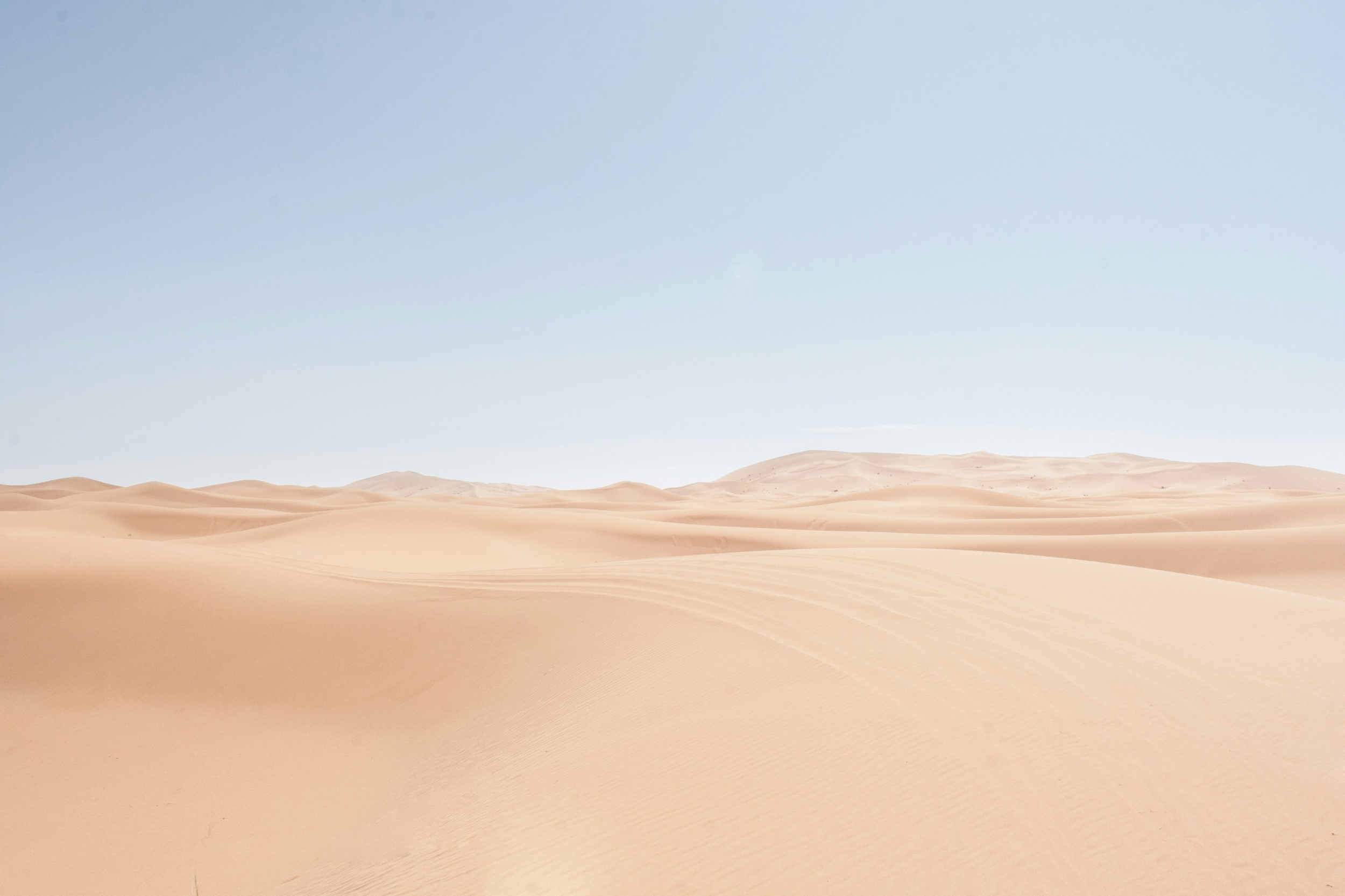 Arid Desert Sand Dunes Saudi Arabia