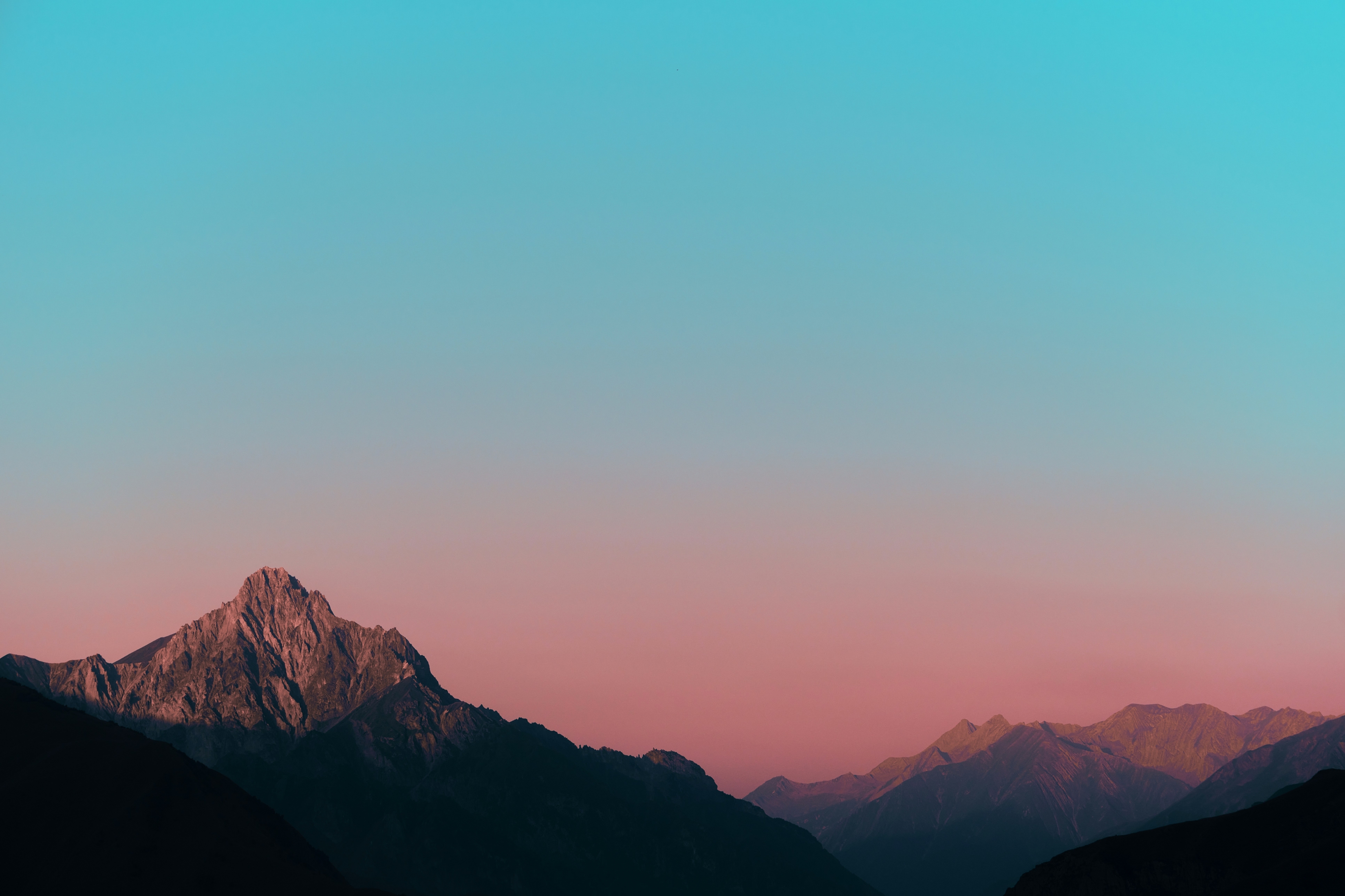 Beautiful Sunset Over Mountains wallpaper for Apple iPhone, Apple Watch, Mac, iPad and Apple Watch