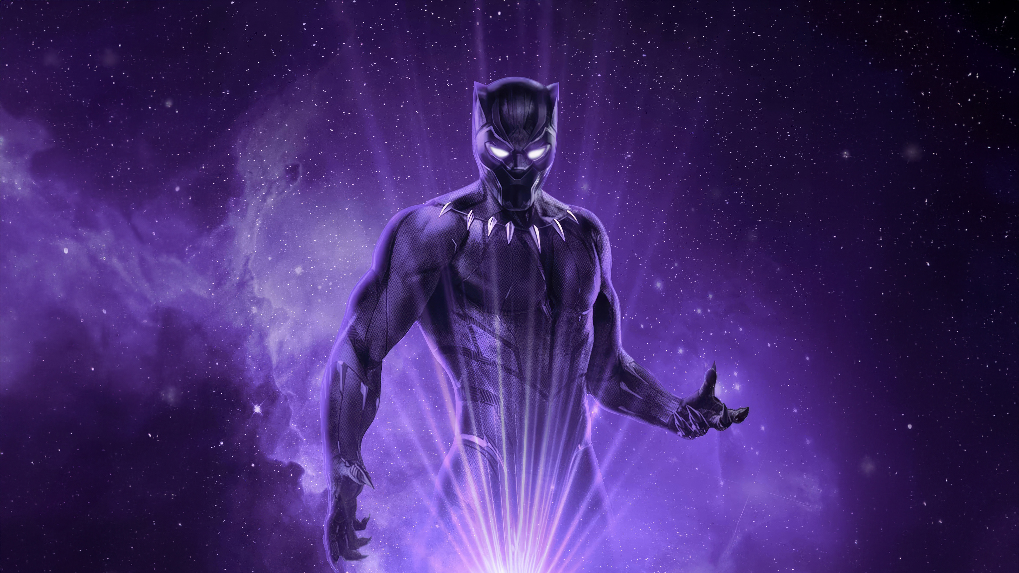 Black Panther Movie Marvel Purple Best Desktop Wallpapers Of 2025 Collection For Mac And PC 4K 6K