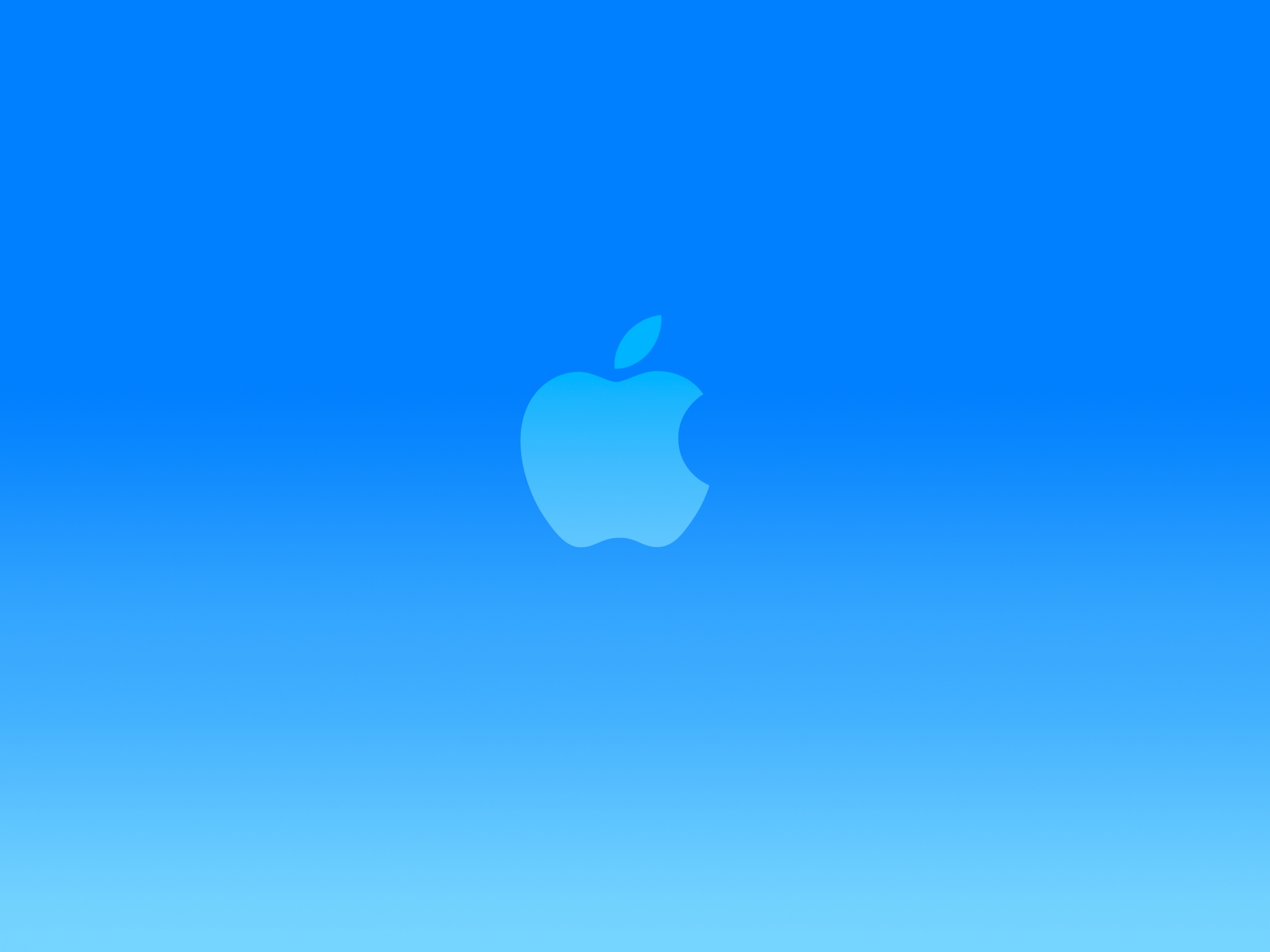 Blue Apple Logo Gradient wallpaper for Apple iPhone, Apple Watch, Mac, iPad and Apple Watch