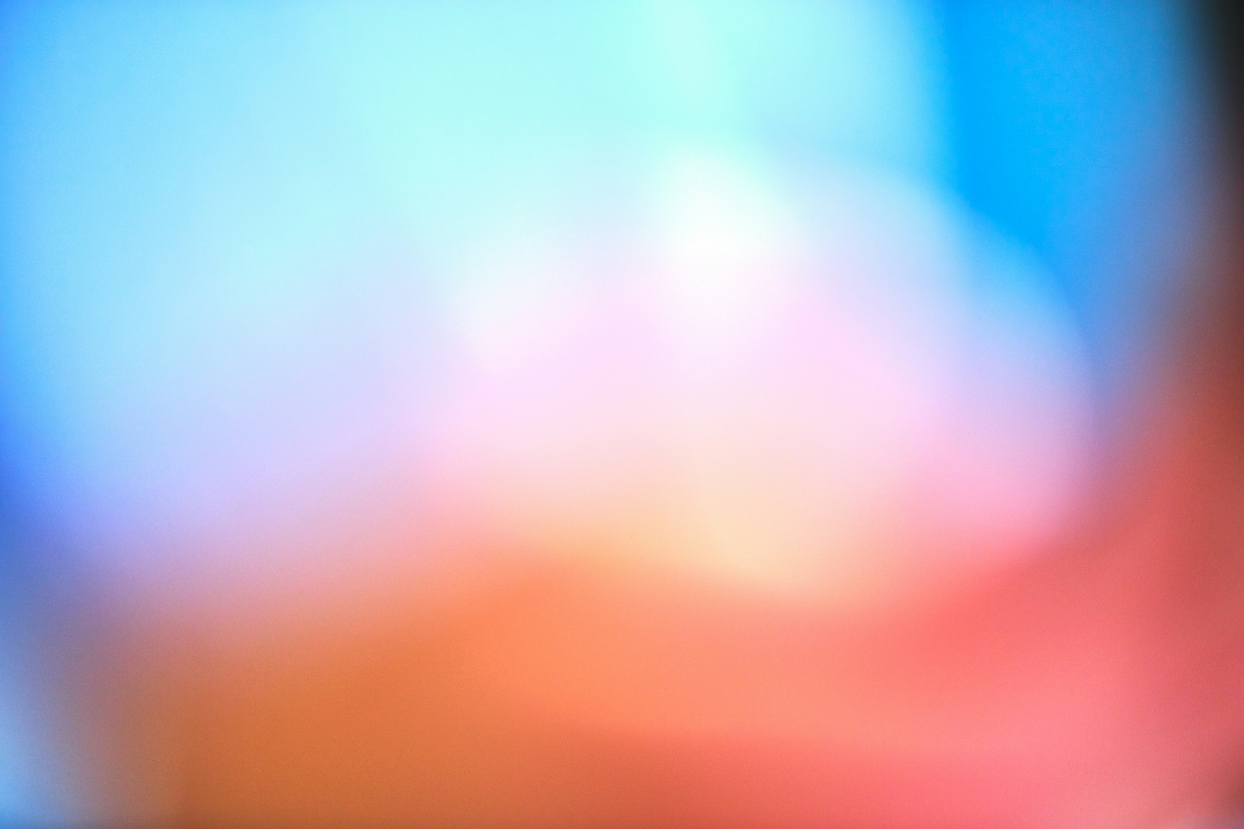 Blue Red Gradient Lens Flare