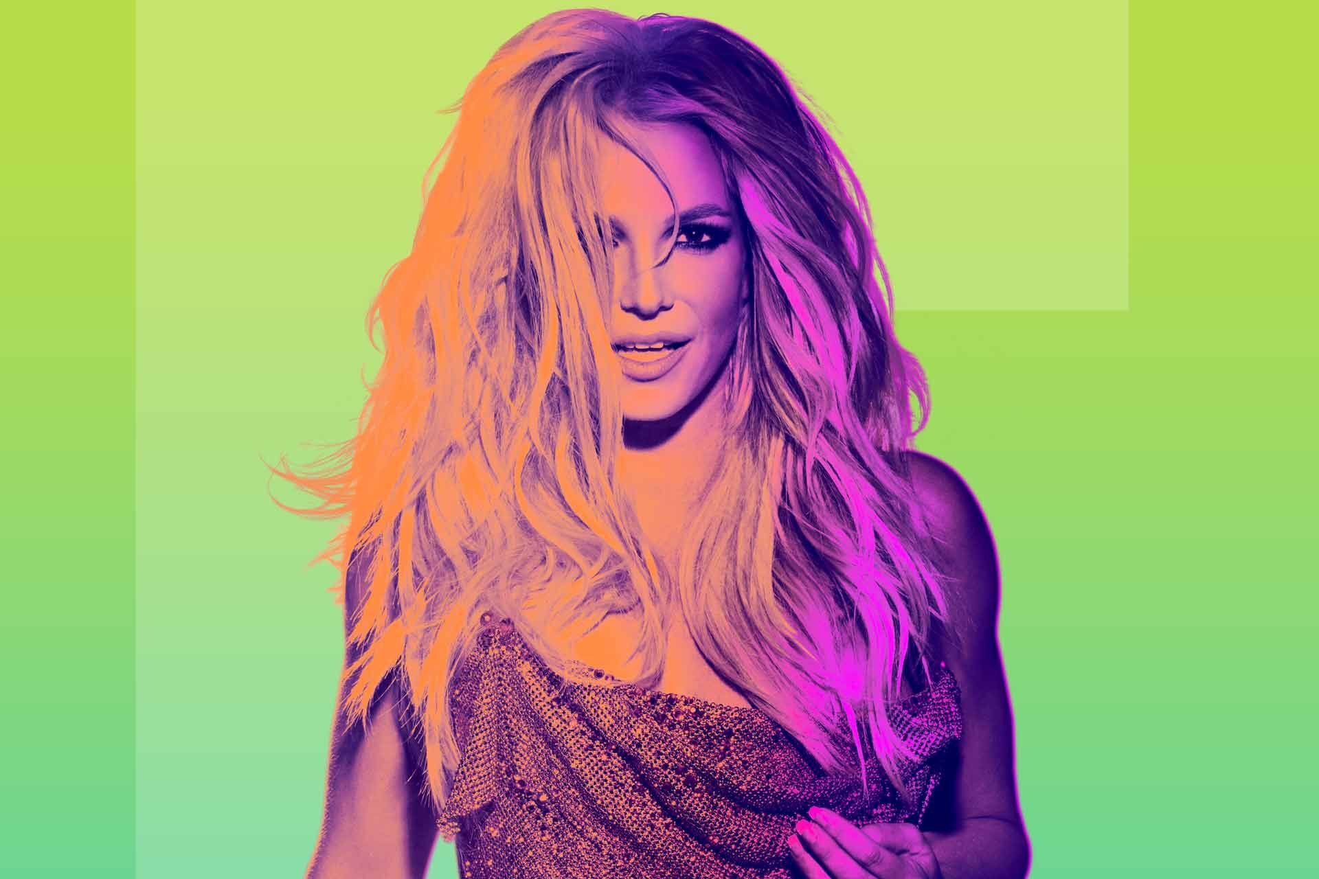 Britney Spears Bold Block Color Default Pink Purple Green Official