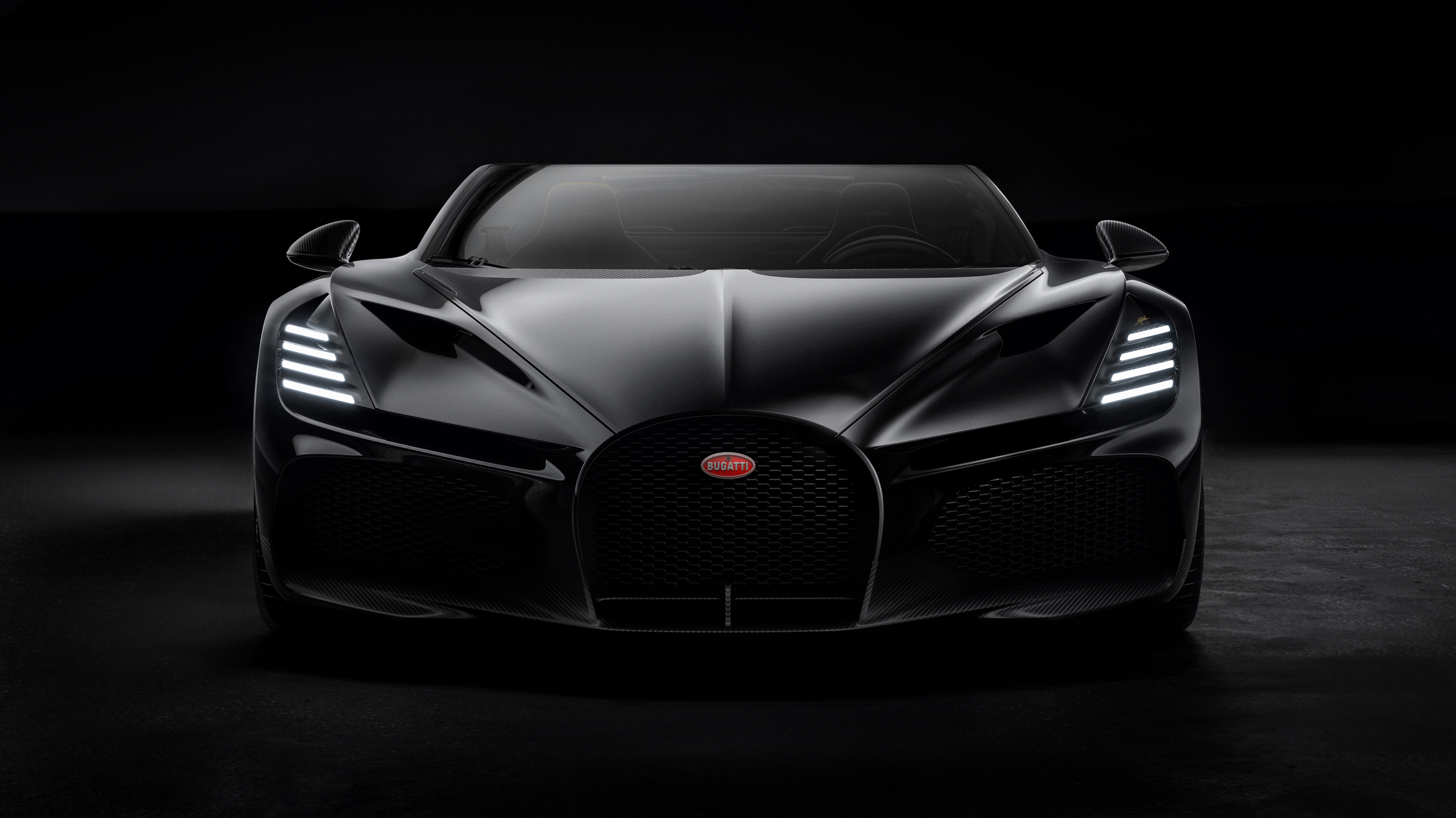 Bugatti W16 Mistral Roadster Hypercars 2024 2025 Dark Background High Resolution Ultra HD 5K Desktop Screensavers And Wallpapers For macOS And Windows PCs