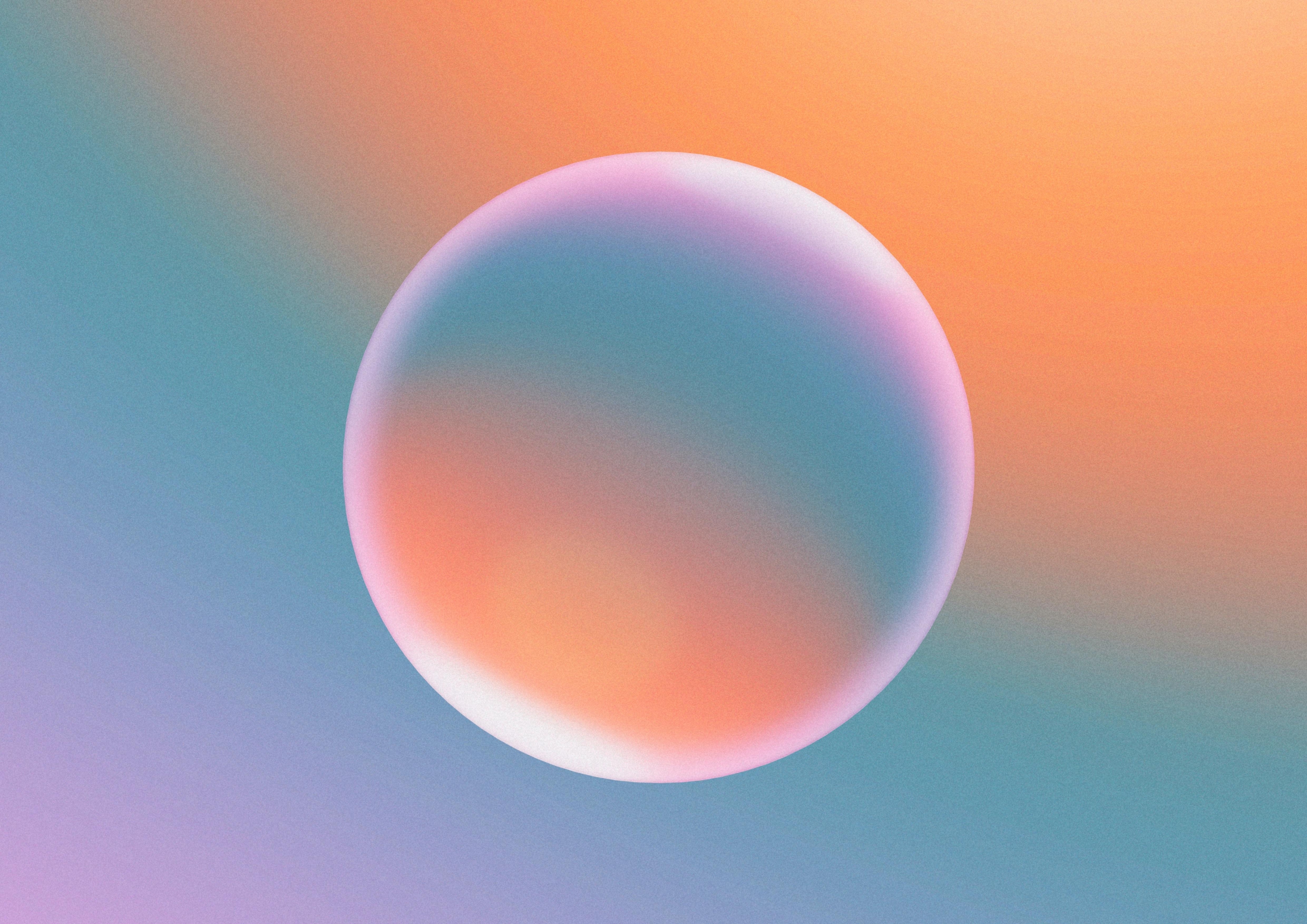 Circular Gradient Baby Colors wallpaper for Apple iPhone, Apple Watch, Mac, iPad and Apple Watch