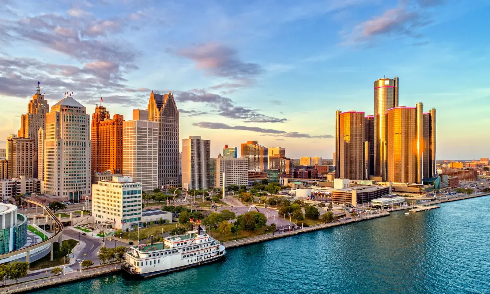 City Skyline Skyscrapers Westland Michigan United States USA