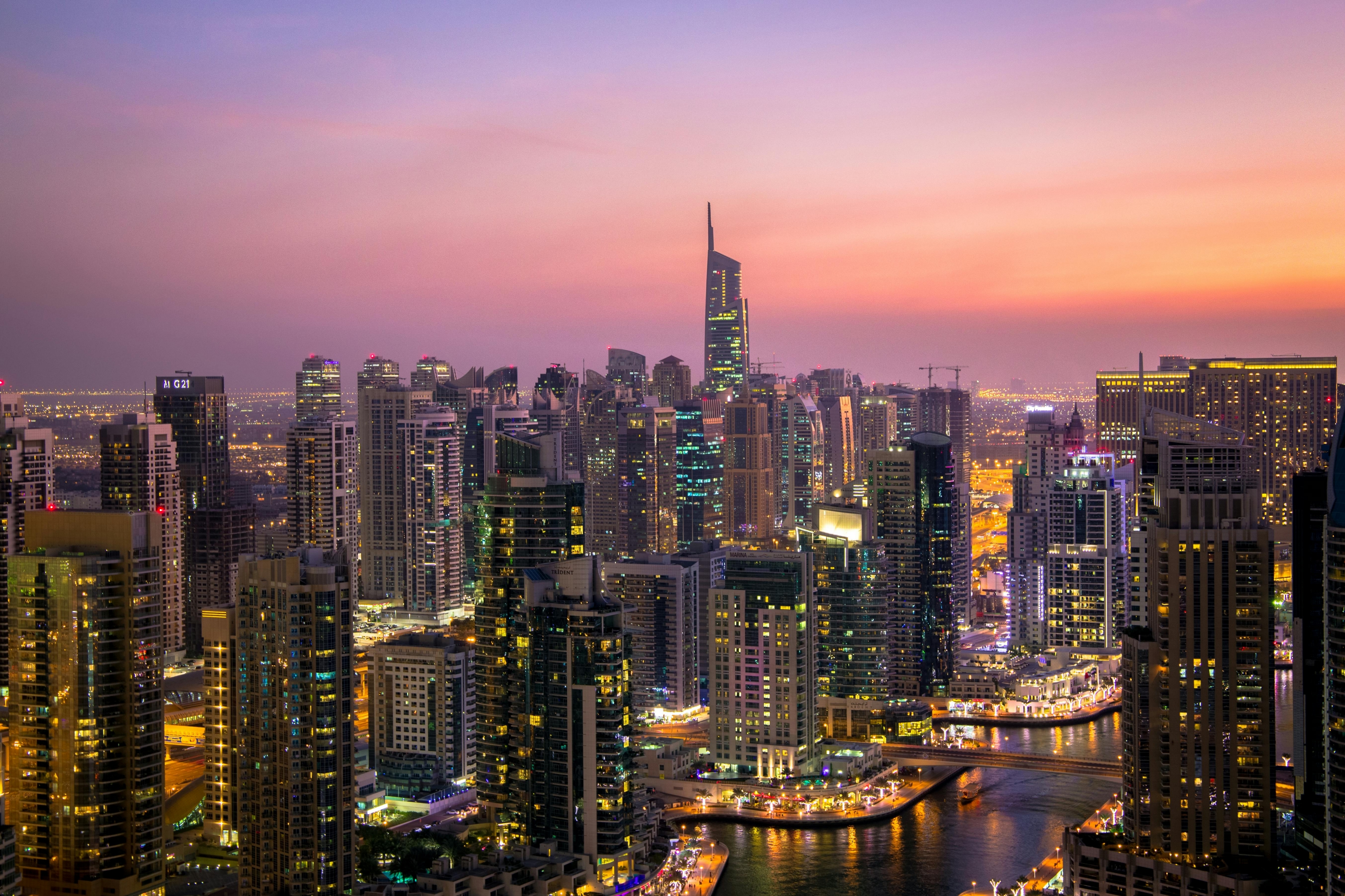 City Skyline Sunset