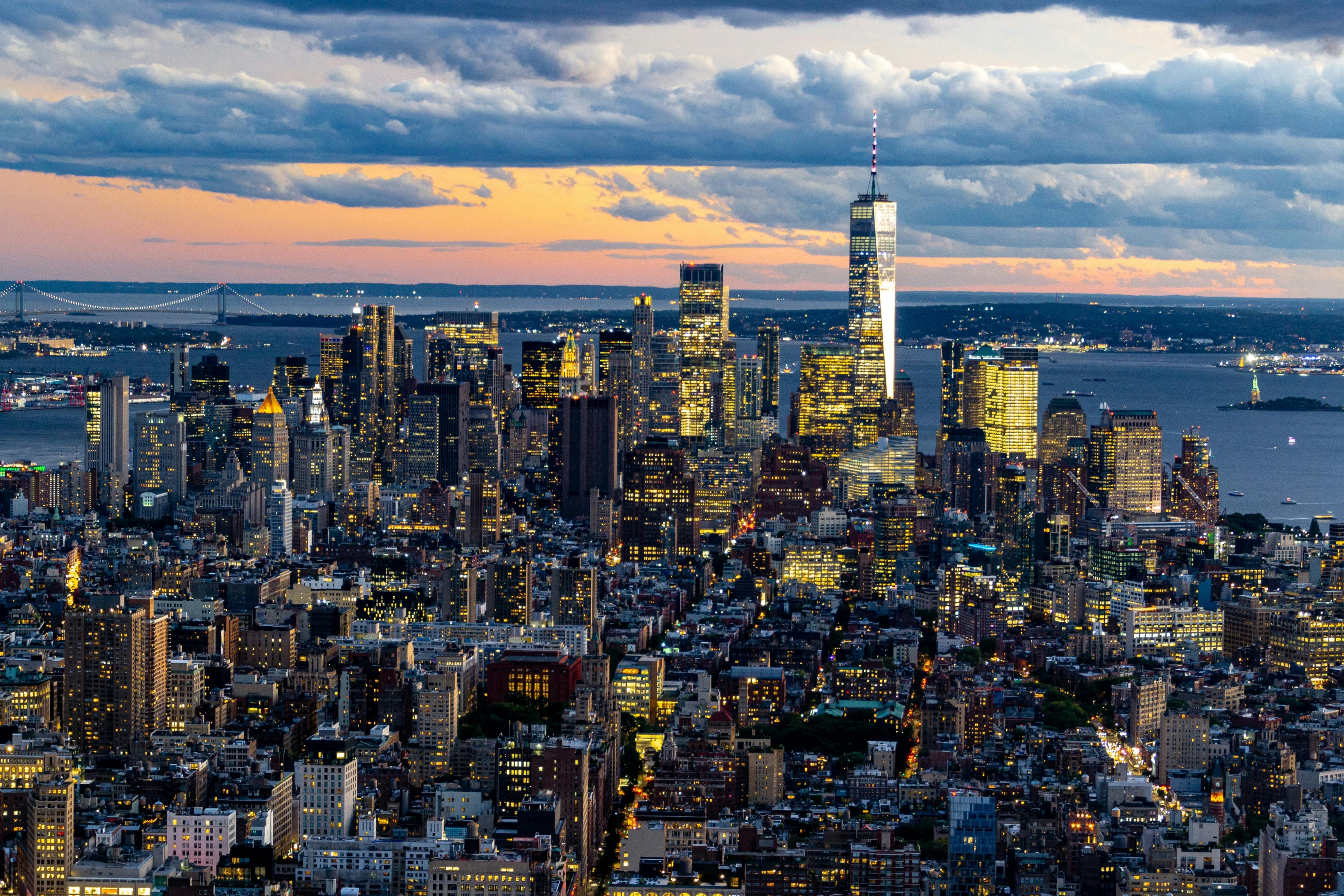 Cityscape Skyline Sunset