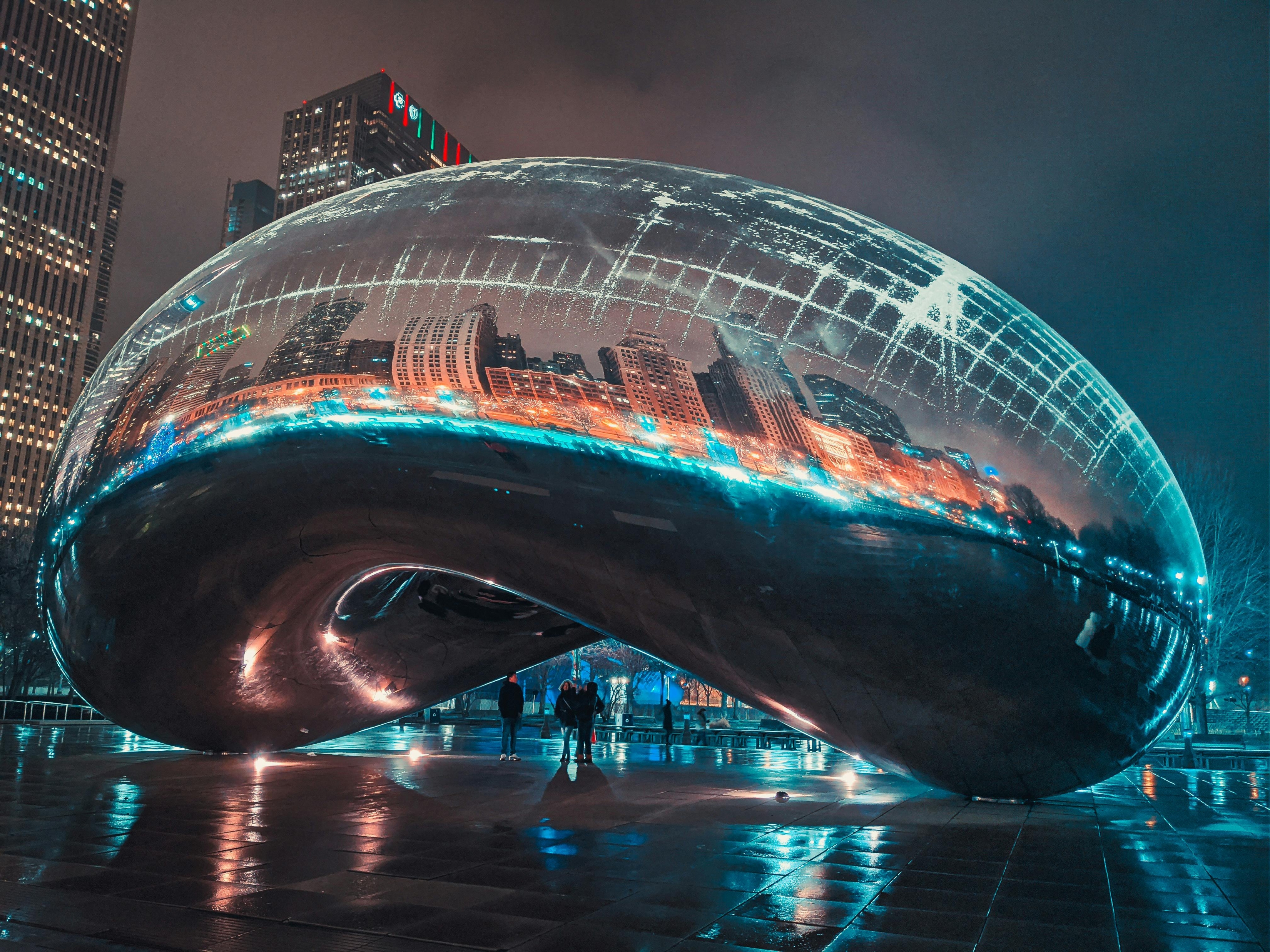 Cloud Gate Chicago Illinois wallpaper for Apple iPhone, Apple Watch, Mac, iPad and Apple Watch