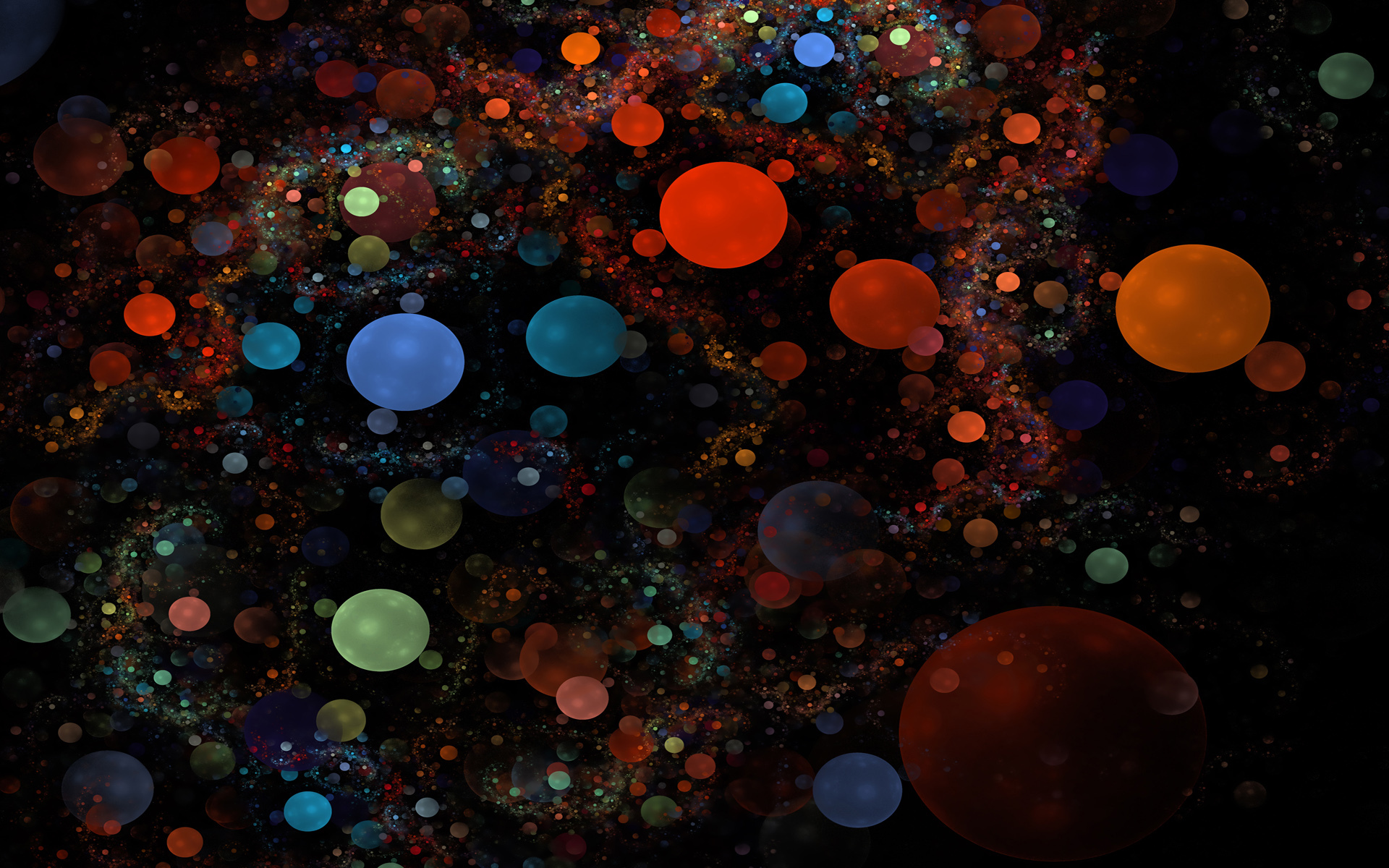 Colorful Multi Color Circles Microsoft Windows 10 Stock Bubbles Abstract