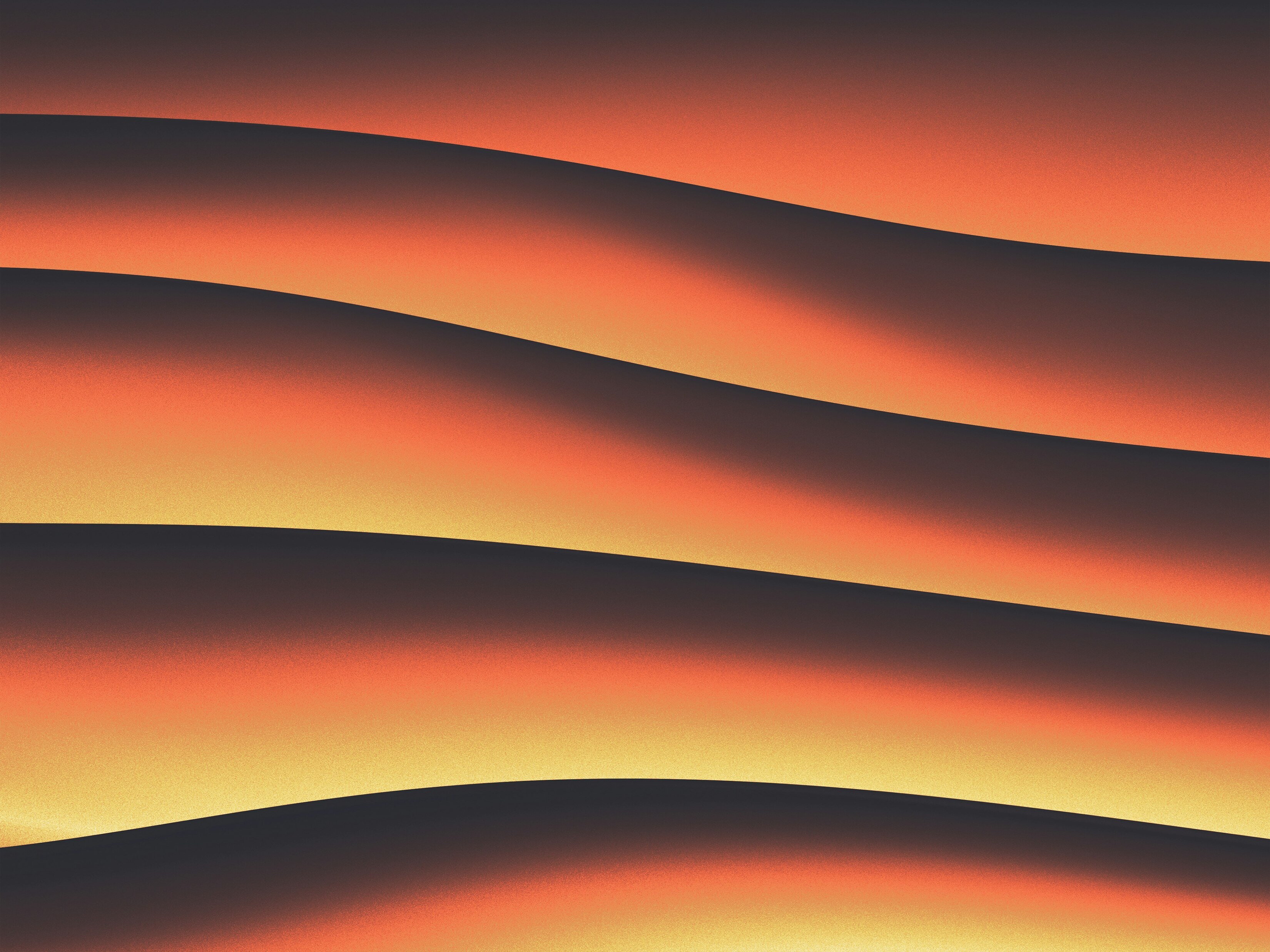 Free MKBHD Panels App Orange Yellow Abstract Waves wallpaper for Apple iPhone, Apple Watch, Mac, iPad and Apple Watch