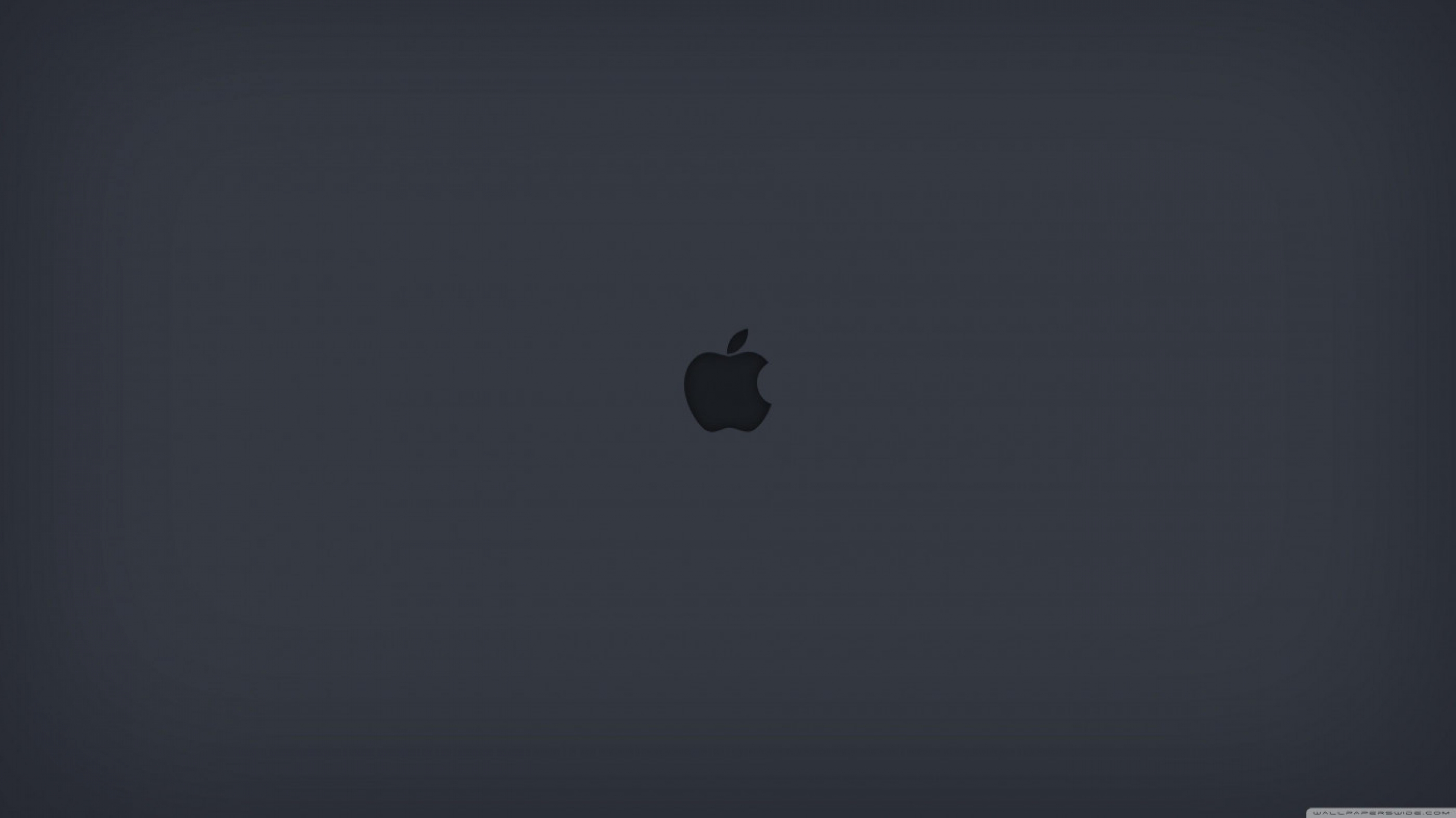 Grey Apple Logo Simple wallpaper for Apple iPhone, Apple Watch, Mac, iPad and Apple Watch